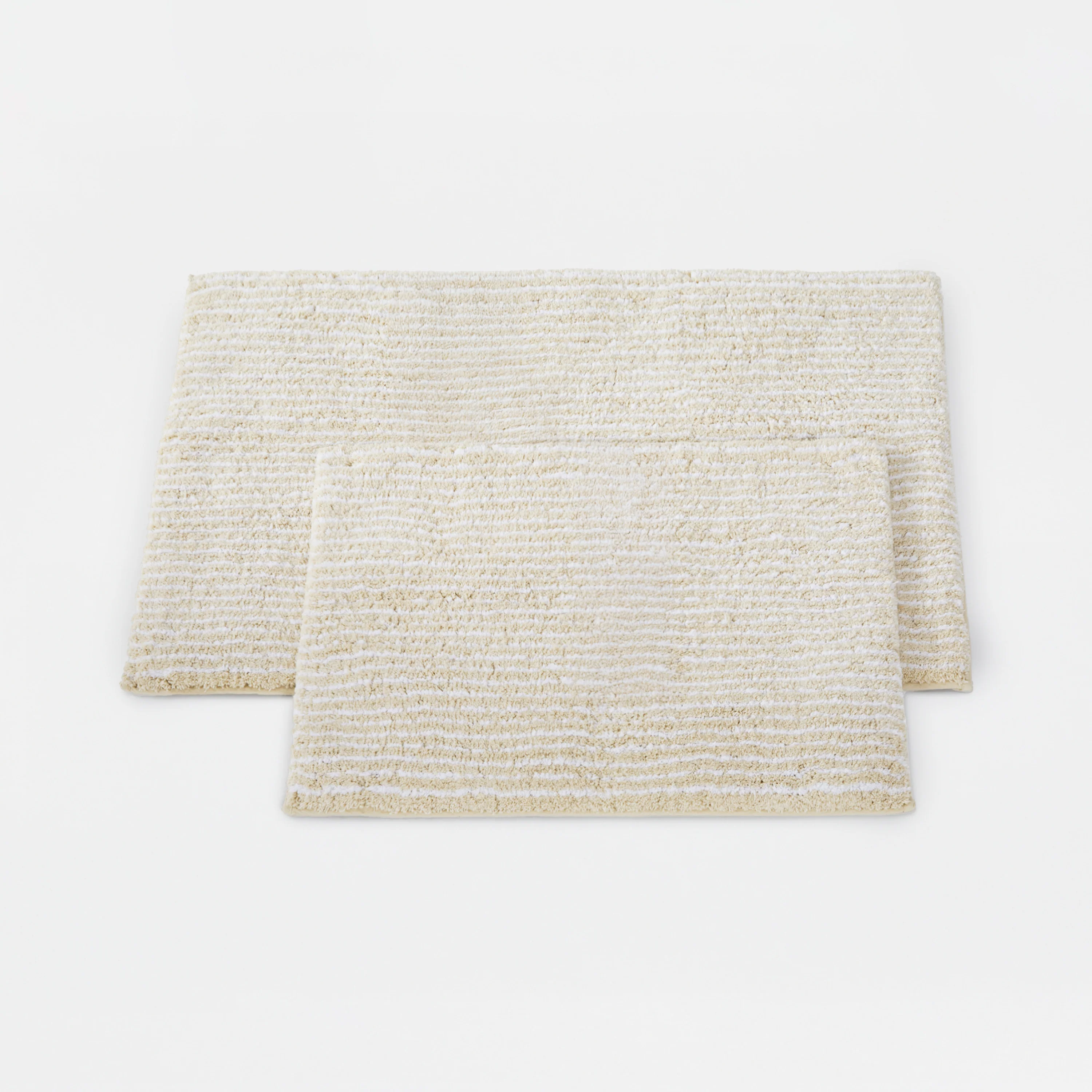 100% Cotton Pin Striped Patterned Bath Mat - Image 13
