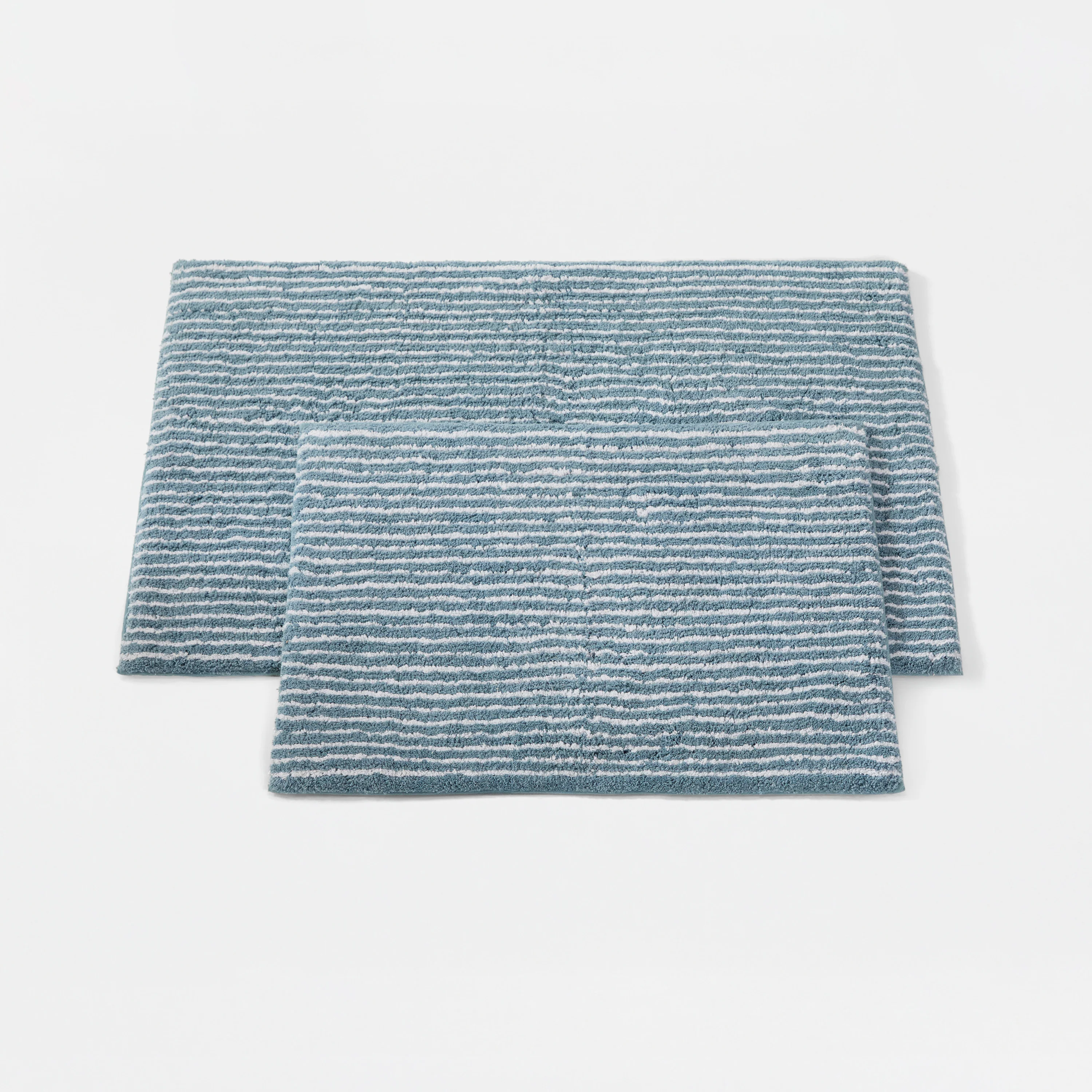 100% Cotton Pin Striped Patterned Bath Mat - Image 17