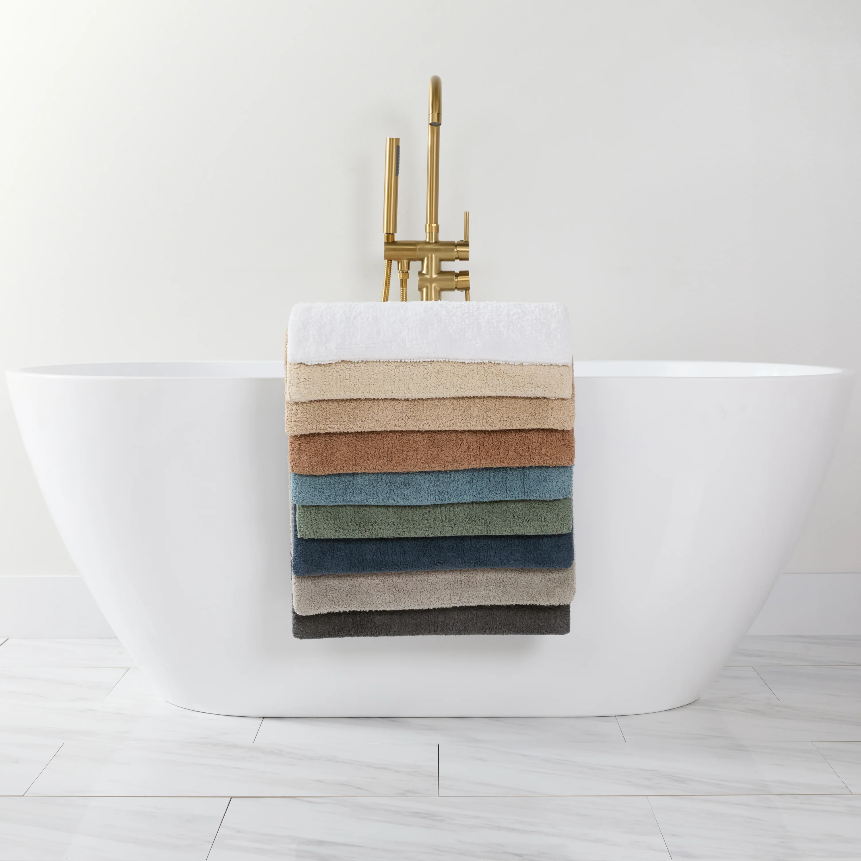 100% Cotton Plush & Loop Reversible Bath Mat - Image 117
