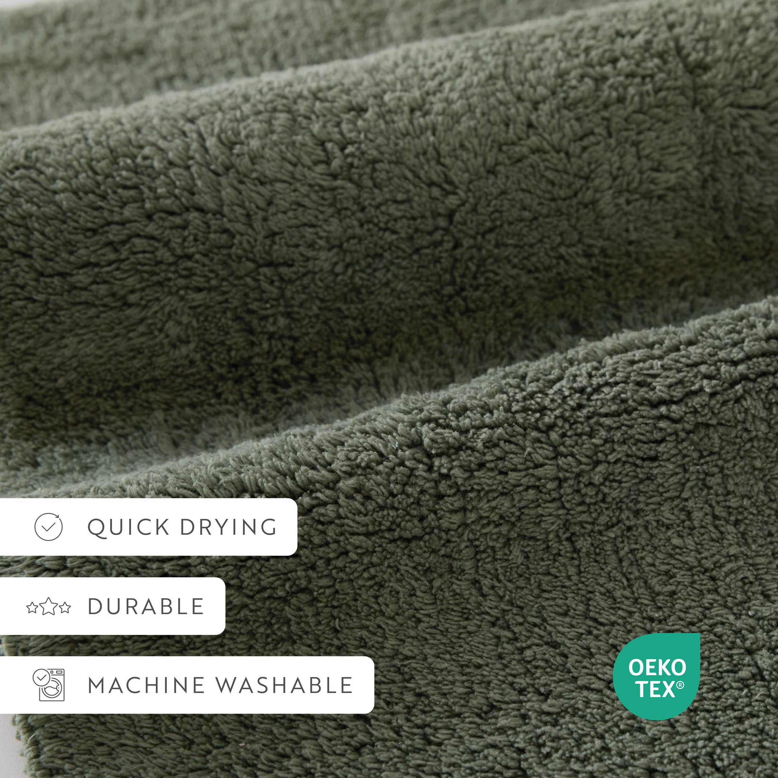 100% Cotton Plush & Loop Reversible Bath Mat - Image 134