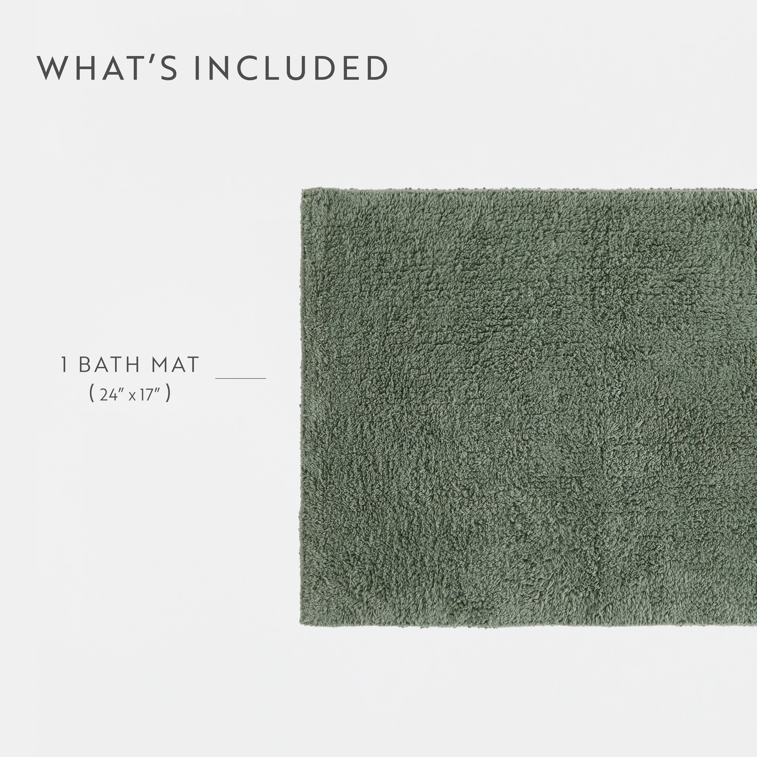 100% Cotton Plush & Loop Reversible Bath Mat - Image 178
