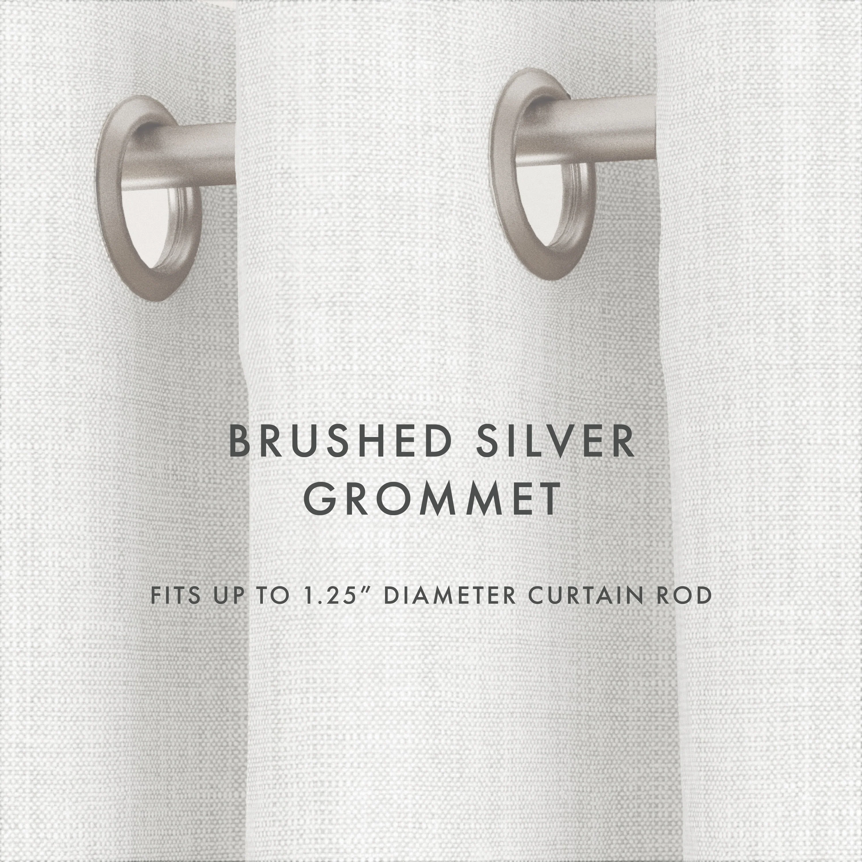 Total Blackout Linen Blend Grommet Curtains - Image 10