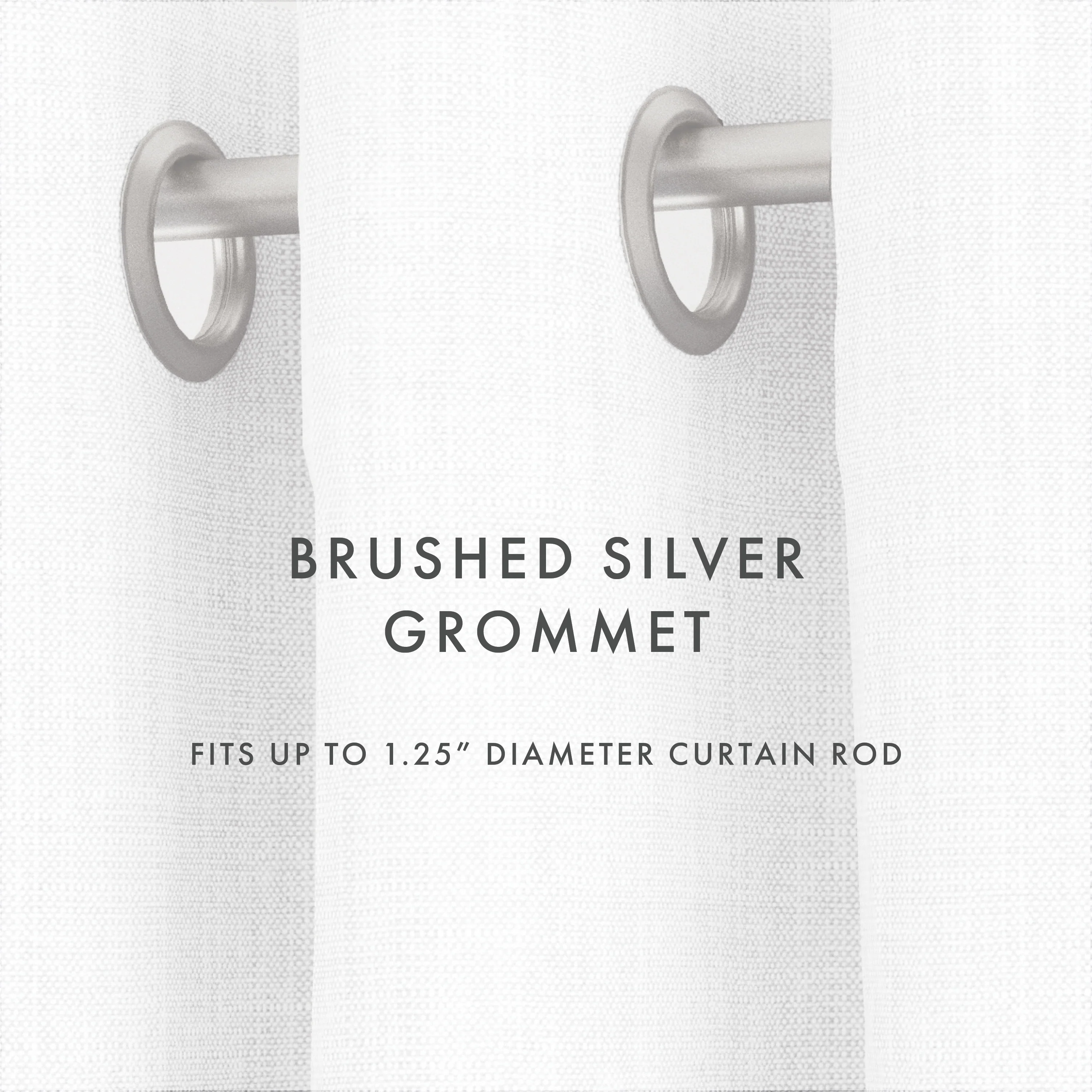 Total Blackout Linen Blend Grommet Curtains - Image 11