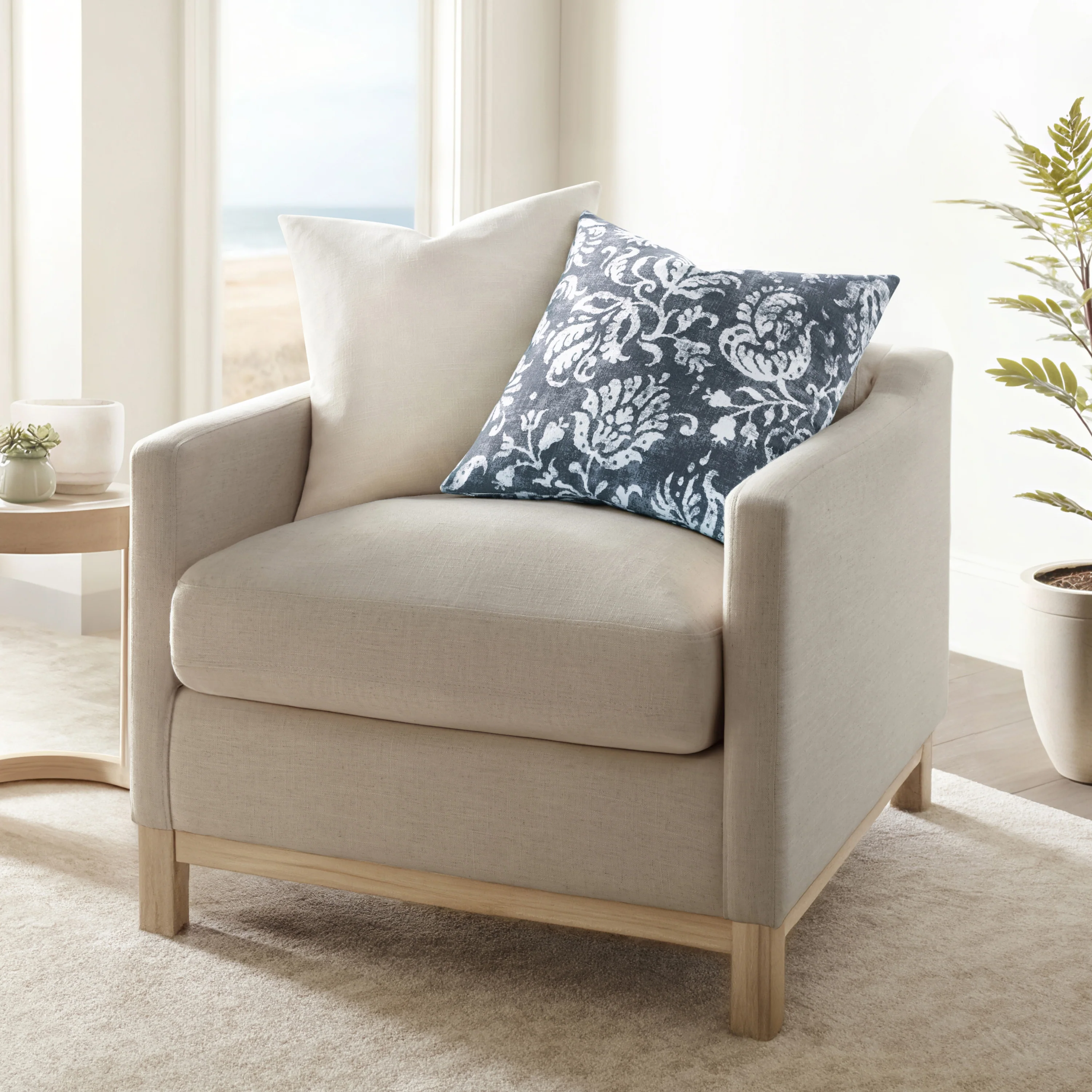 2-Pack Distressed Floral Décor Throw Pillows - Image 6