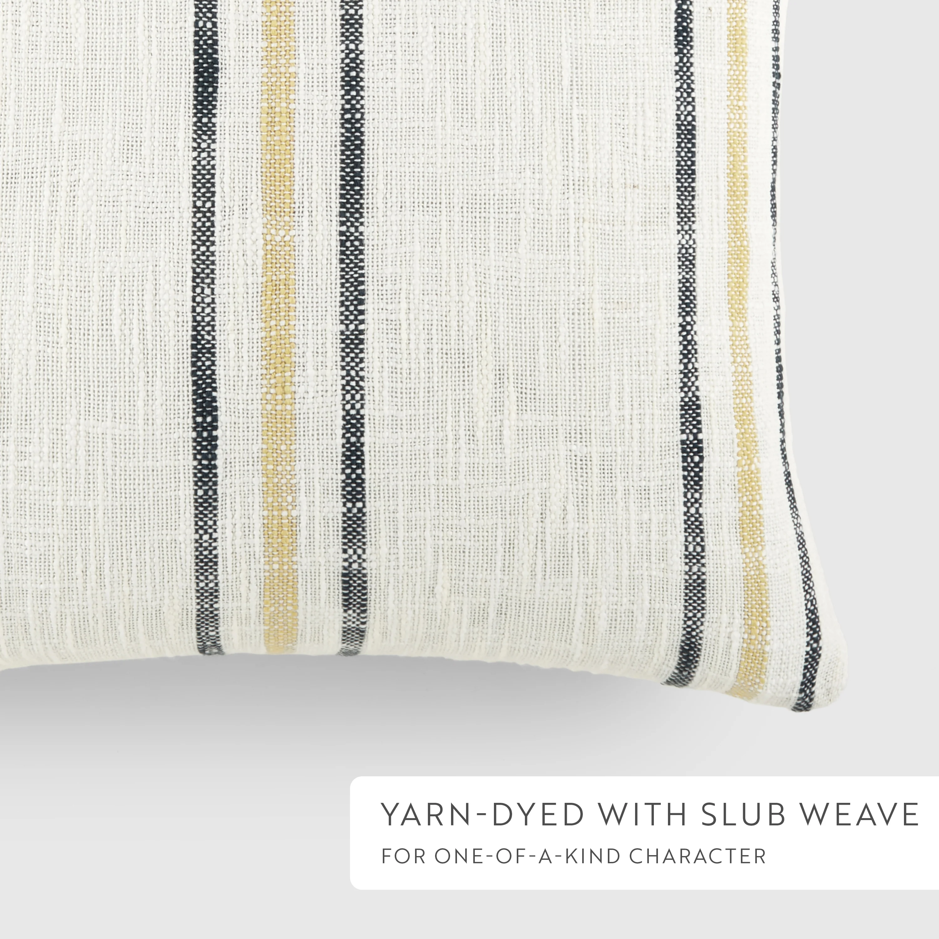 2-Pack Yarn-Dyed Bengal Stripe / Yarn-Dyed Framed Stripe Décor Throw Pillows - Image 10
