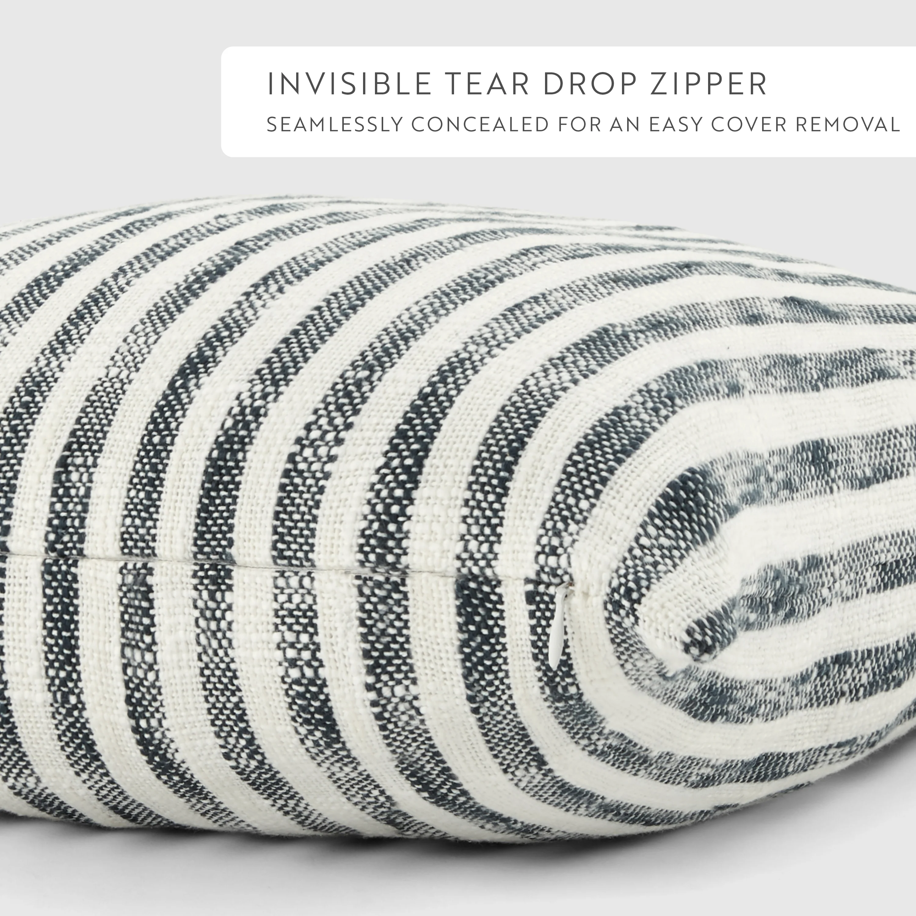2-Pack Yarn-Dyed Bengal Stripe / Yarn-Dyed Framed Stripe Décor Throw Pillows - Image 8