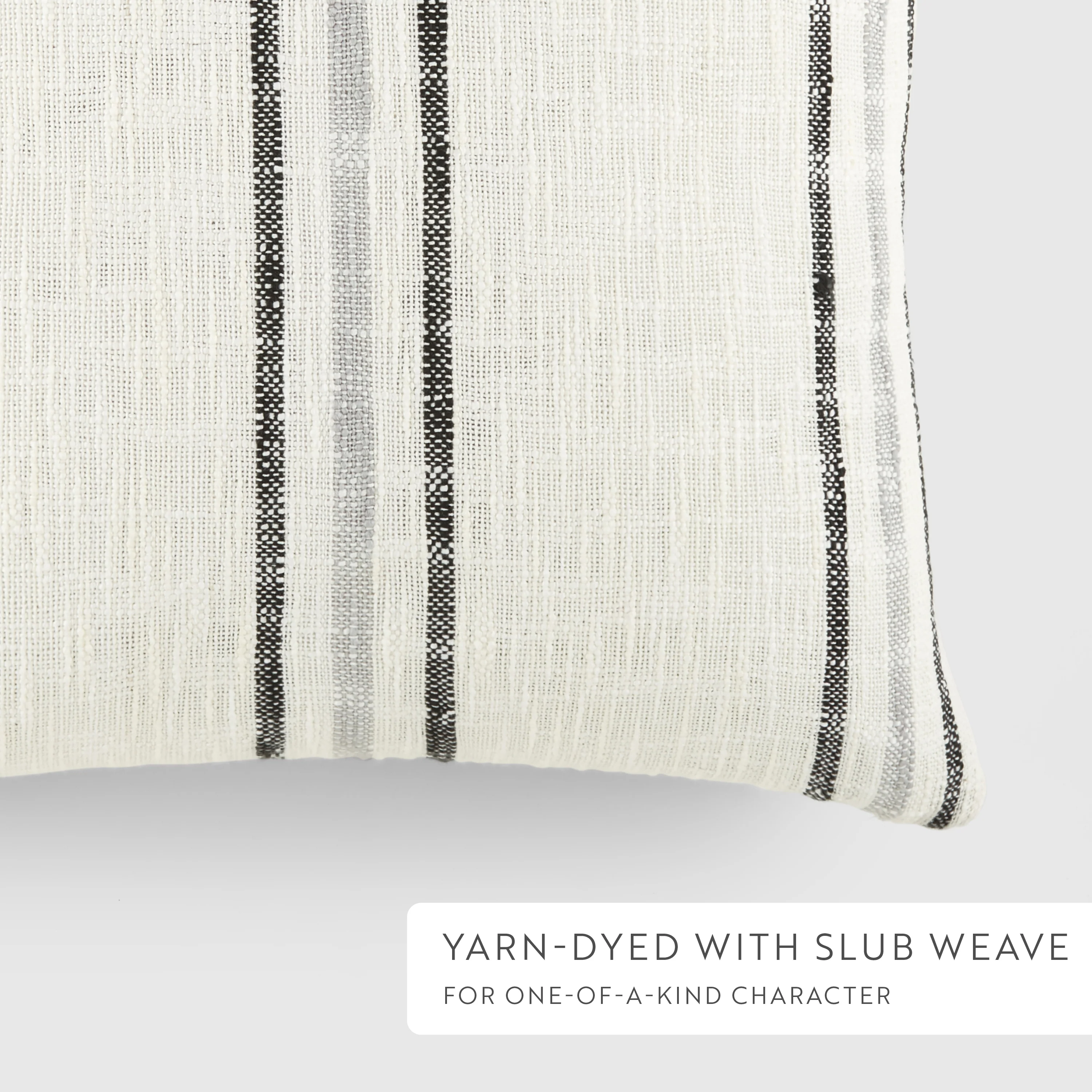 2-Pack Yarn-Dyed Bengal Stripe / Yarn-Dyed Framed Stripe Décor Throw Pillows - Image 9