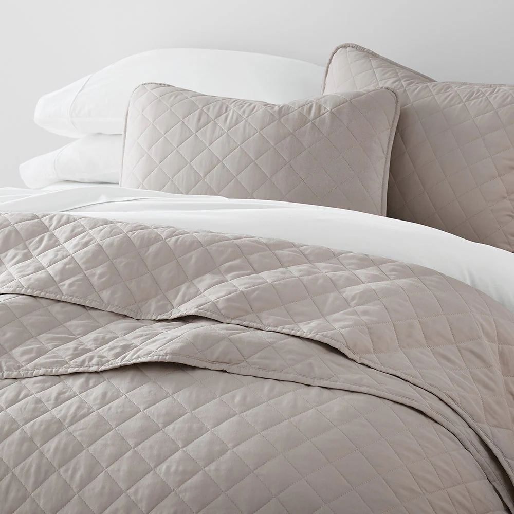 3-Piece Diamond Stitch Quilted Coverlet Set (Sale) - Image 27