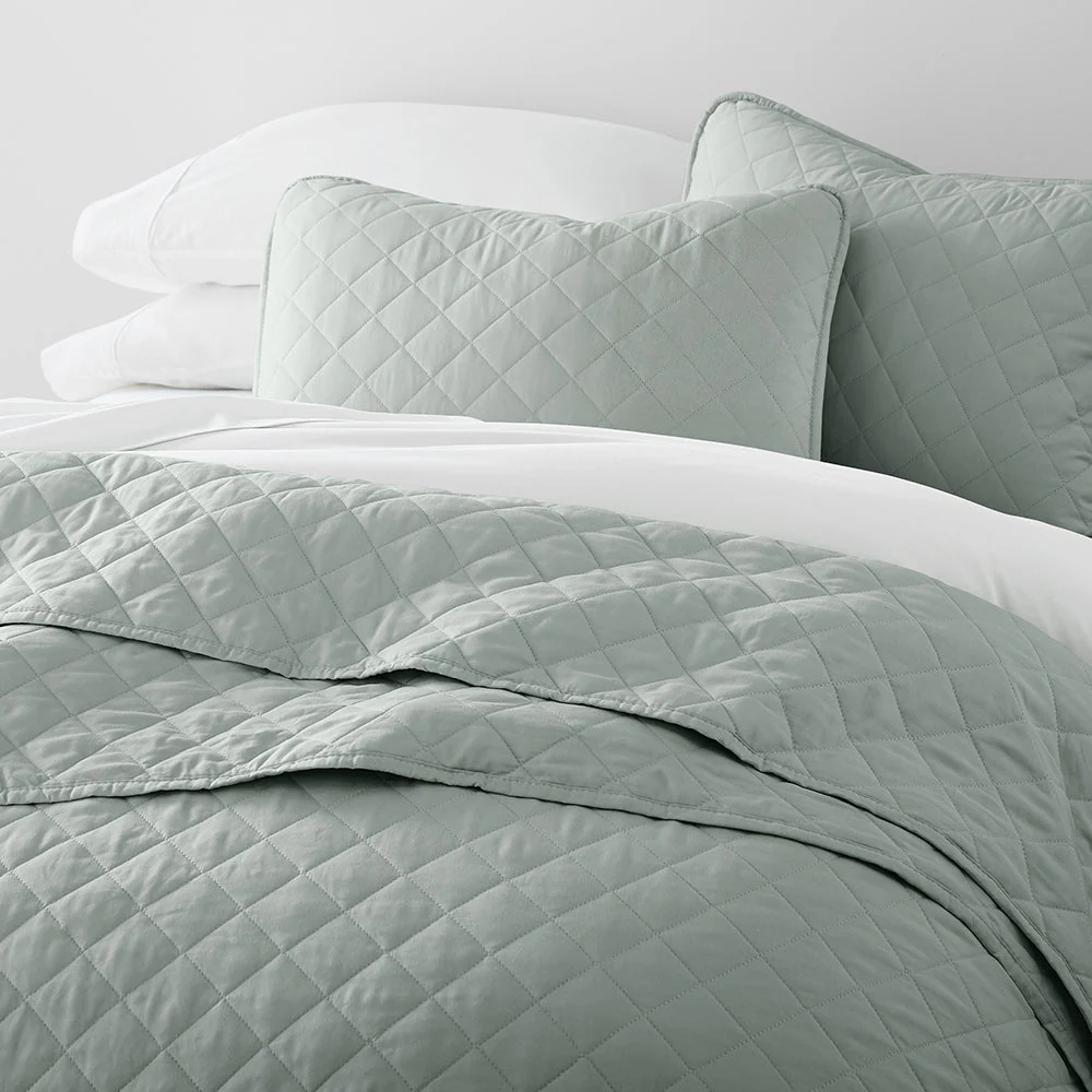 3-Piece Diamond Stitch Quilted Coverlet Set (Sale) - Image 29