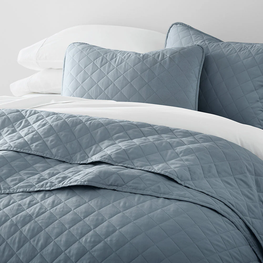 3-Piece Diamond Stitch Quilted Coverlet Set (Sale) - Image 30
