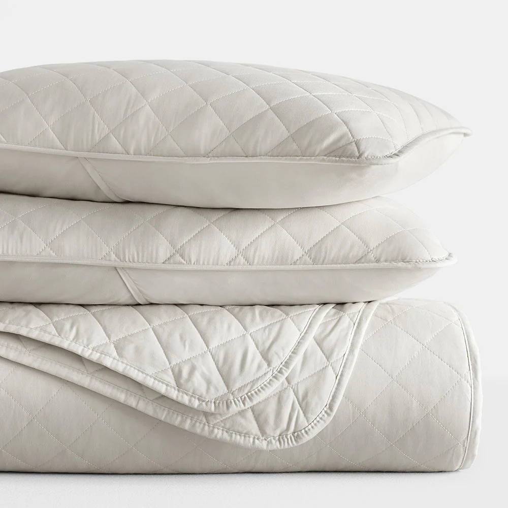 3-Piece Diamond Stitch Quilted Coverlet Set (Sale) - Image 31