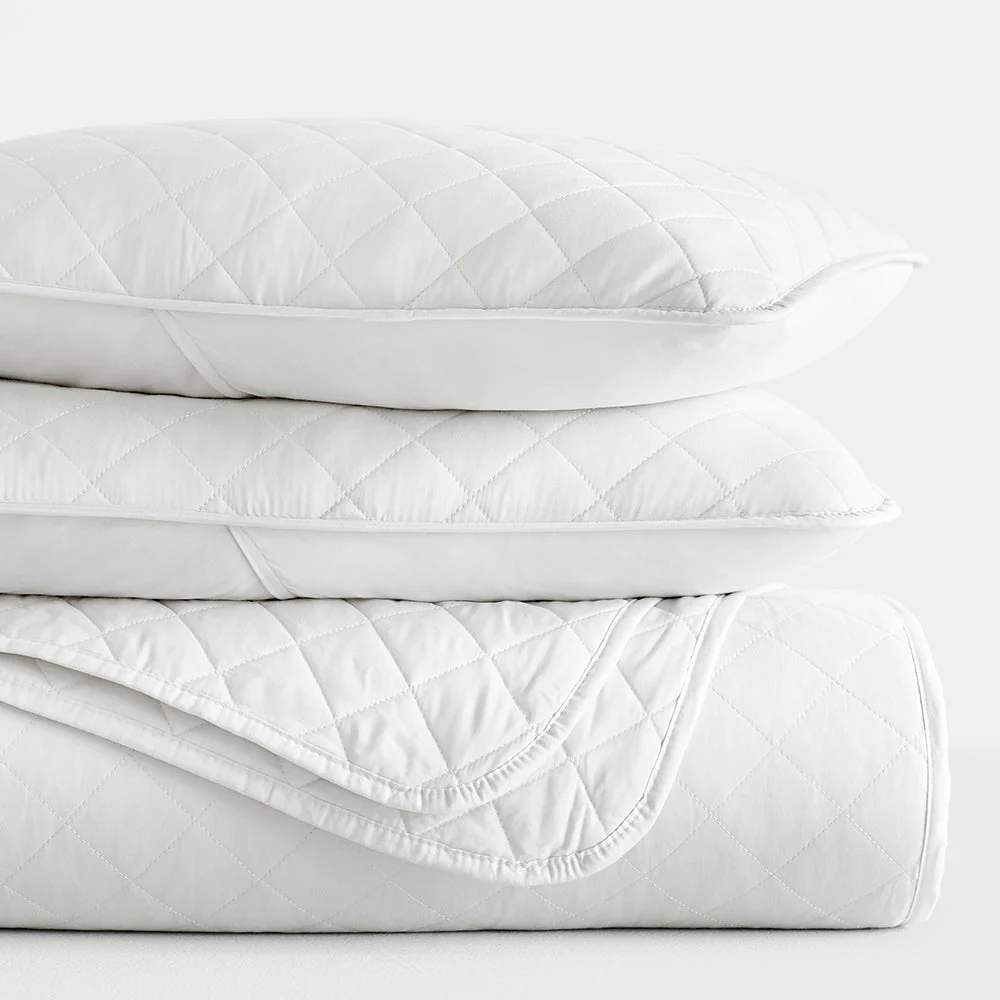 3-Piece Diamond Stitch Quilted Coverlet Set (Sale) - Image 32