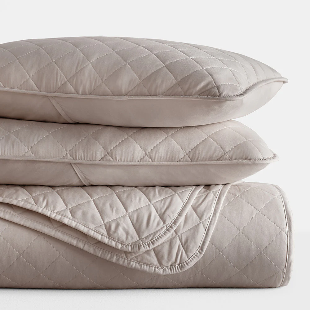 3-Piece Diamond Stitch Quilted Coverlet Set (Sale) - Image 33