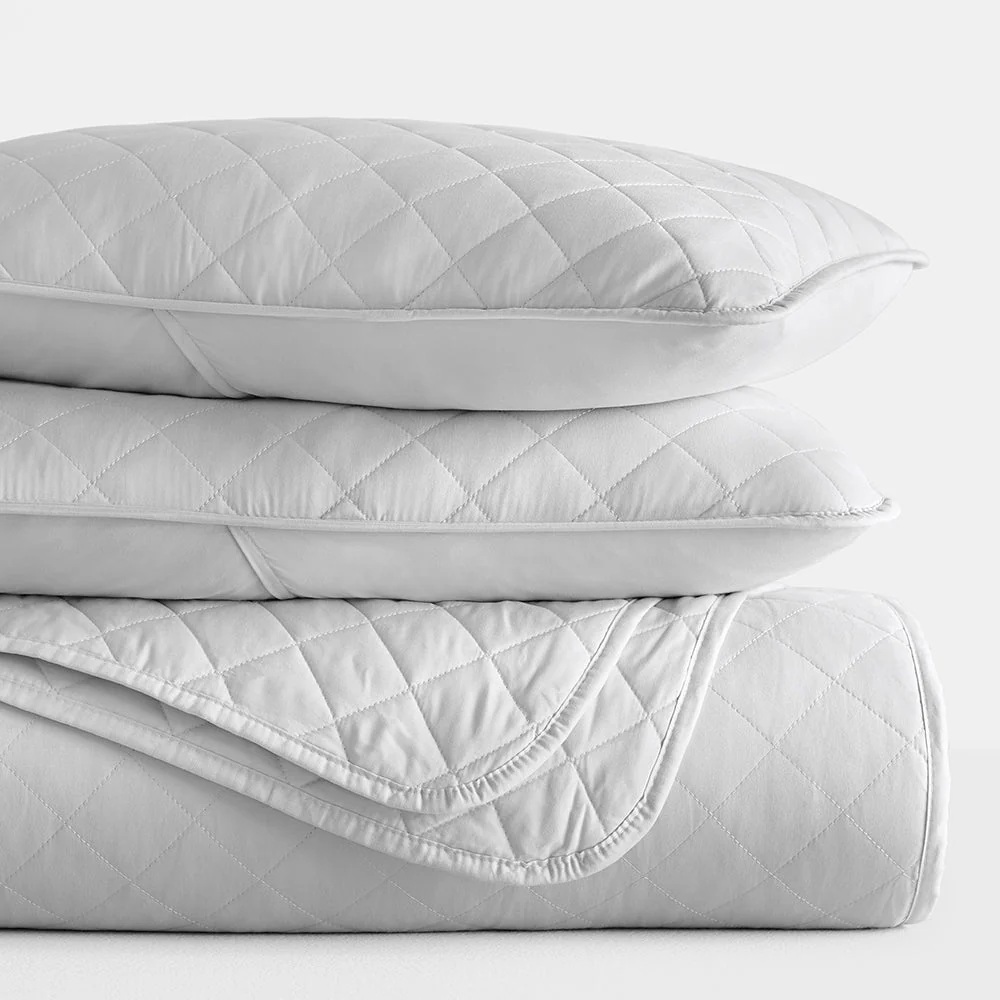 3-Piece Diamond Stitch Quilted Coverlet Set (Sale) - Image 34
