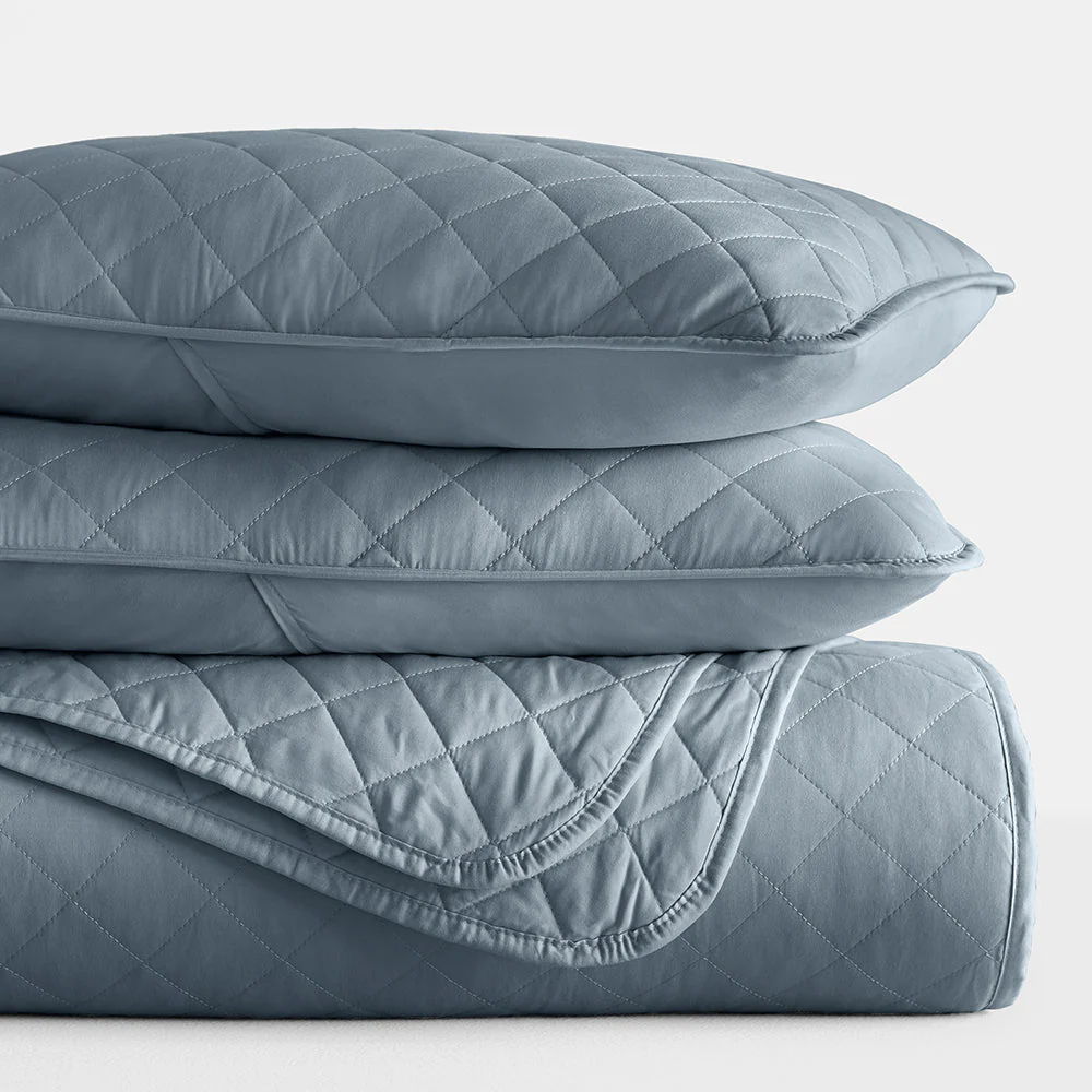 3-Piece Diamond Stitch Quilted Coverlet Set (Sale) - Image 36