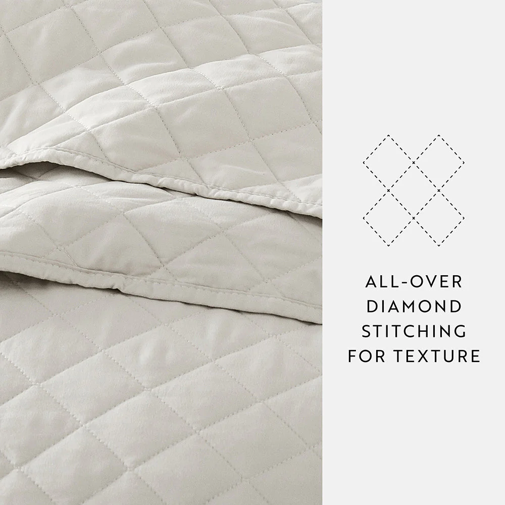 3-Piece Diamond Stitch Quilted Coverlet Set (Sale) - Image 49