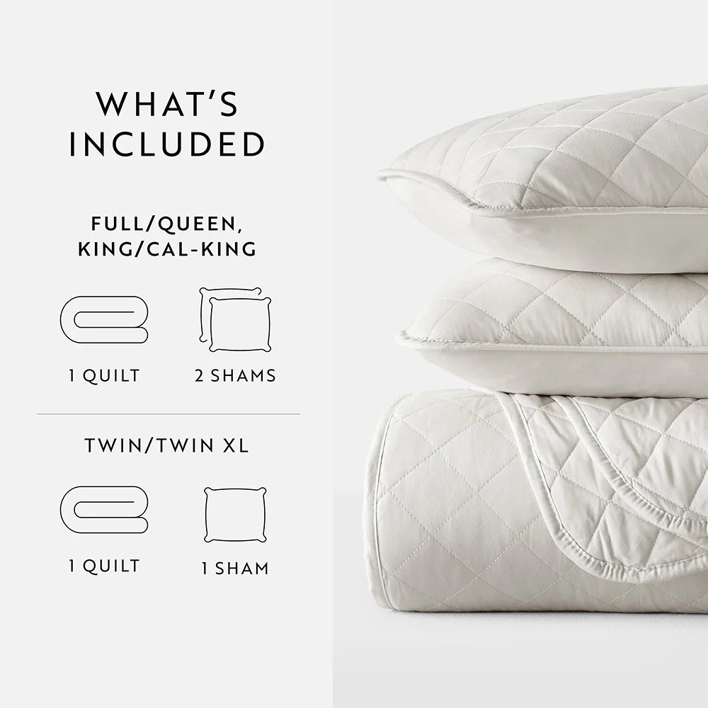 3-Piece Diamond Stitch Quilted Coverlet Set (Sale) - Image 54