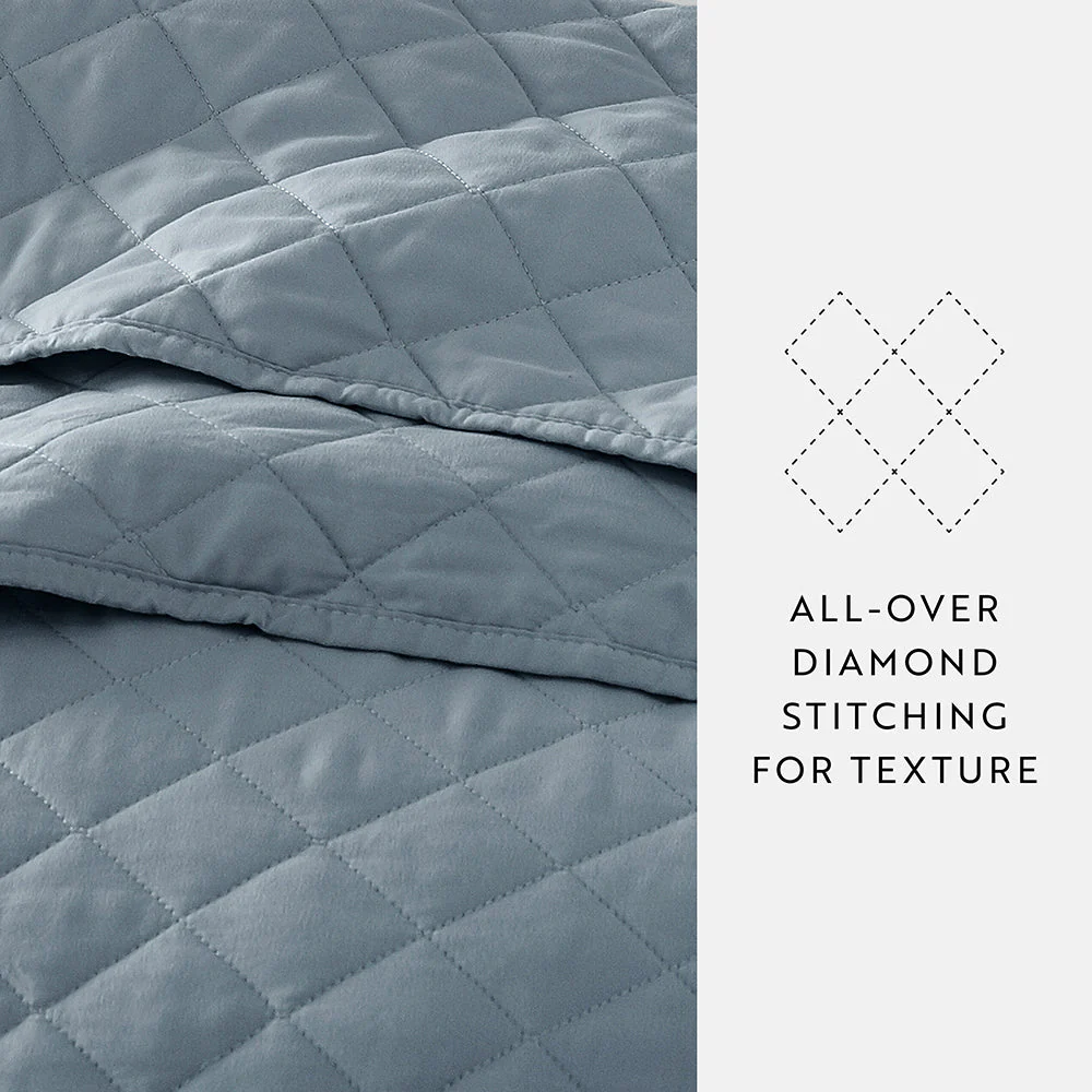 3-Piece Diamond Stitch Quilted Coverlet Set (Sale) - Image 55