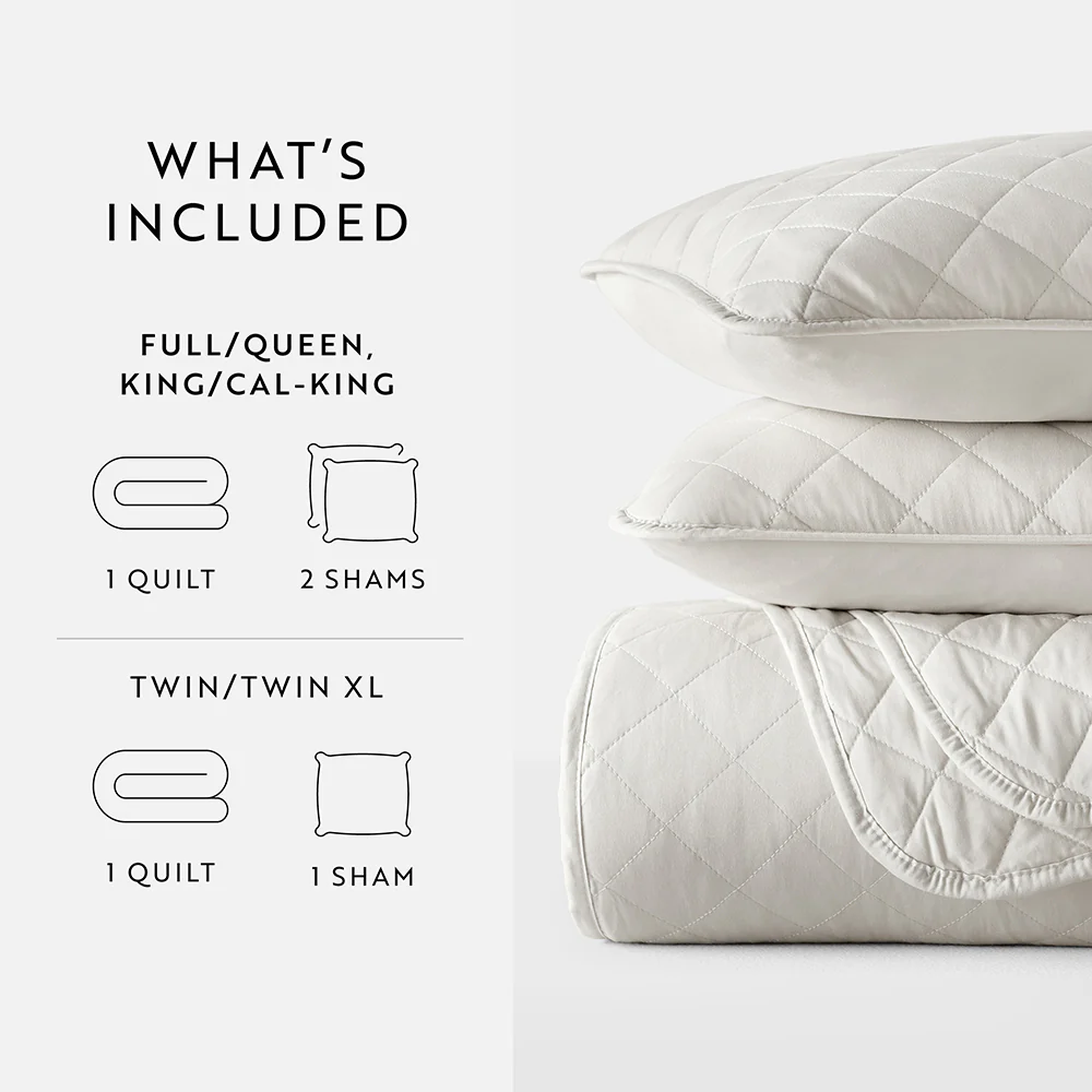 3-Piece Diamond Stitch Quilted Coverlet Set - Image 62