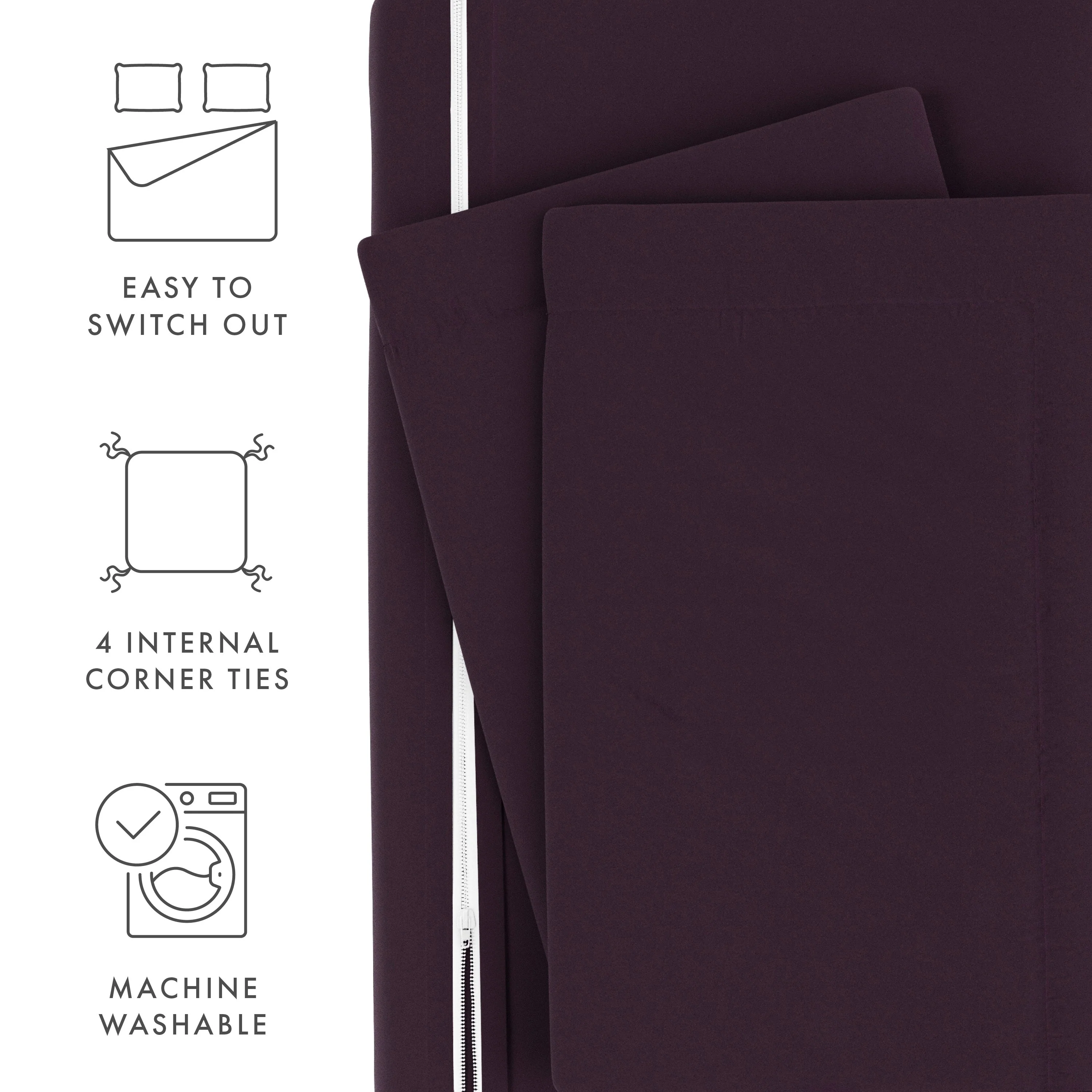 3-Piece Essential Duvet Cover Set (Sale) - Image 100
