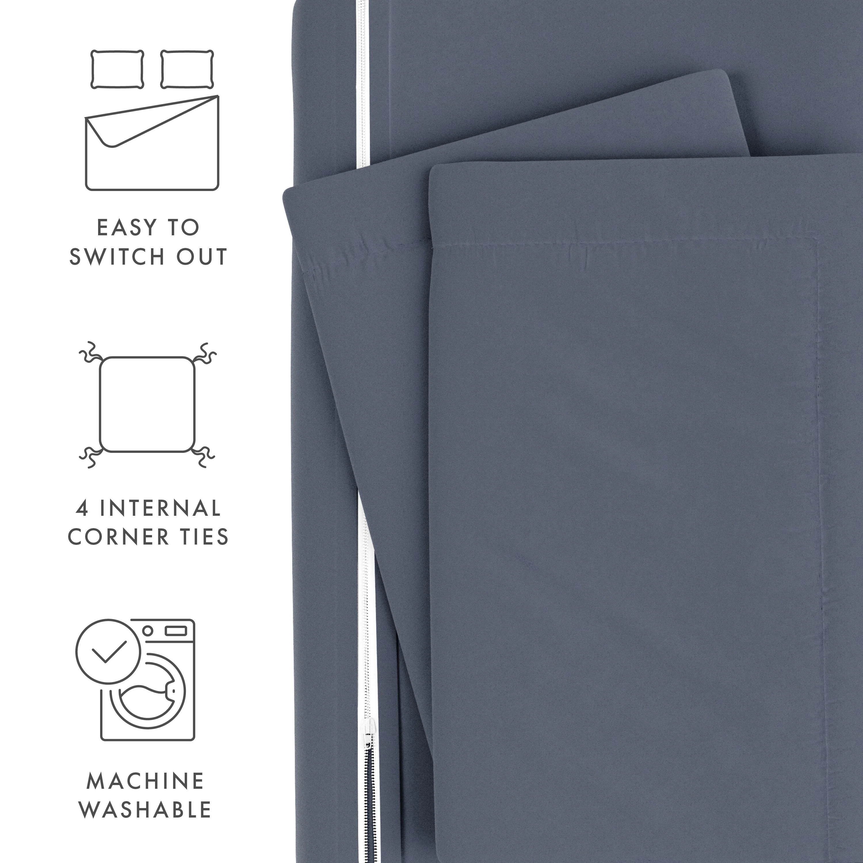 3-Piece Essential Duvet Cover Set (Sale) - Image 97
