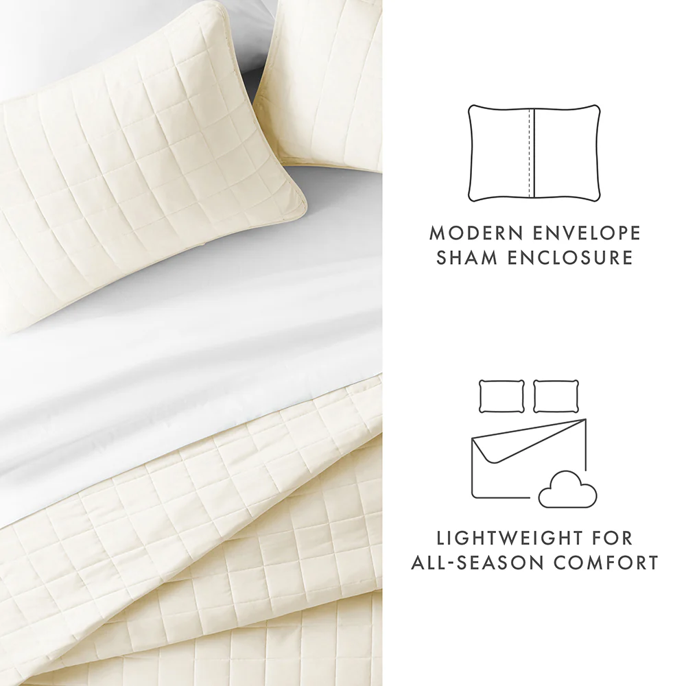 3-Piece Square Quilted Coverlet Set - Image 14