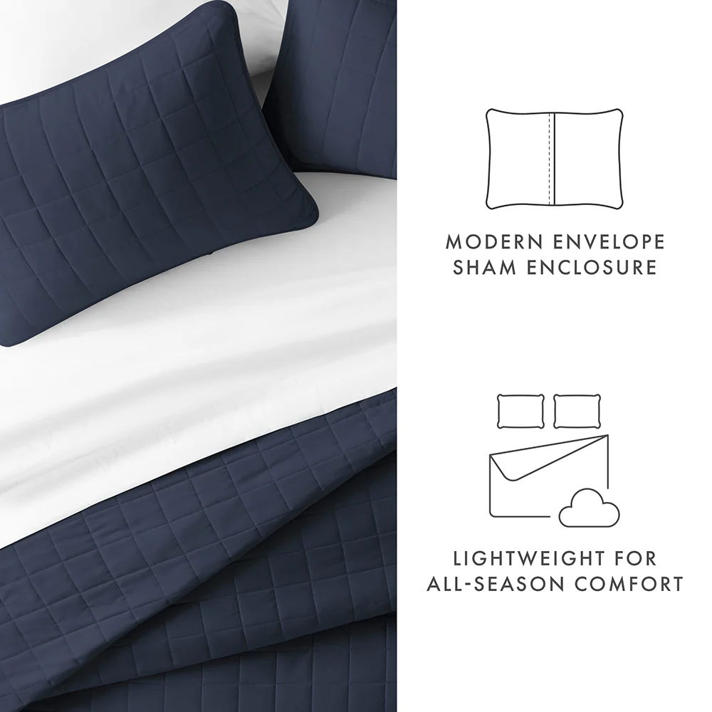 3-Piece Square Quilted Coverlet Set - Image 17