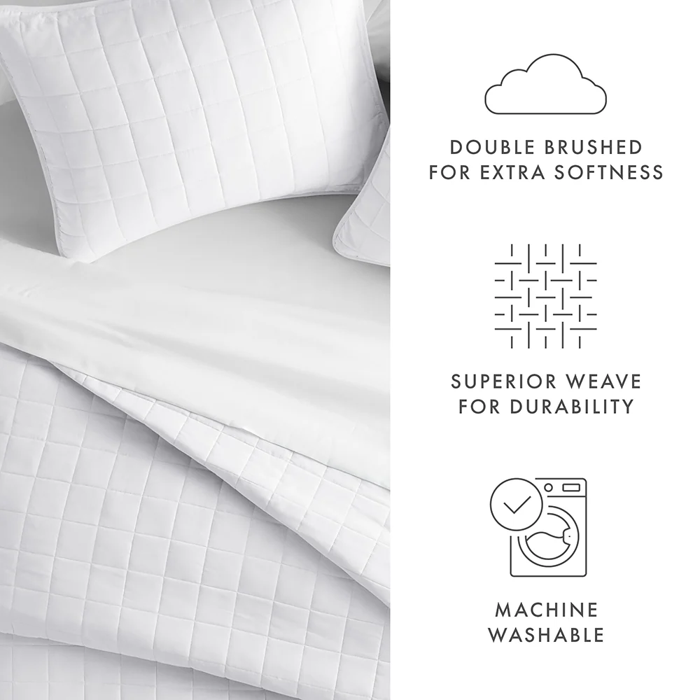 3-Piece Square Quilted Coverlet Set - Image 19