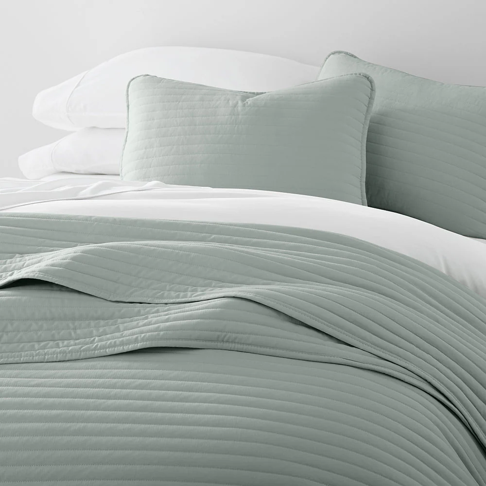 3-Piece Stripe Stitch Quilted Coverlet Set (Sale) - Image 30