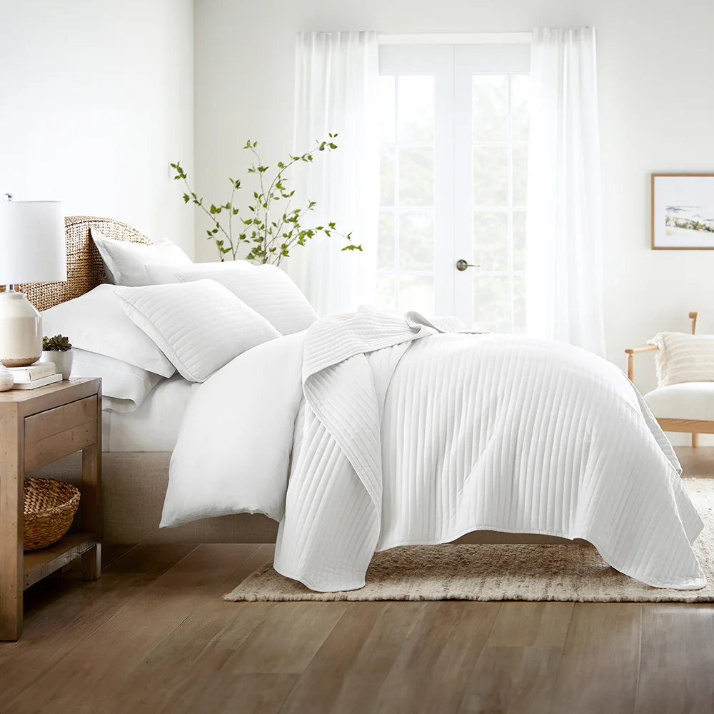 3-Piece Stripe Stitch Quilted Coverlet Set - Image 22