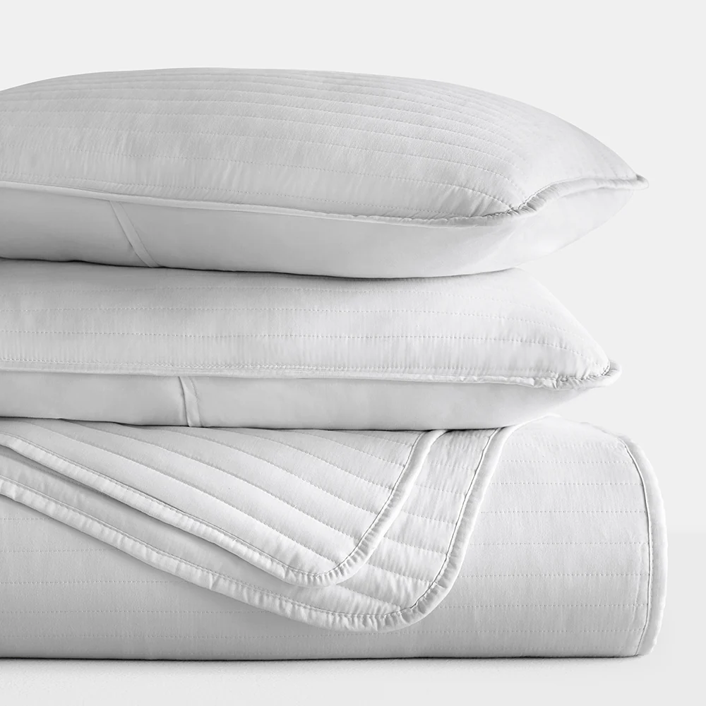 3-Piece Stripe Stitch Quilted Coverlet Set - Image 33
