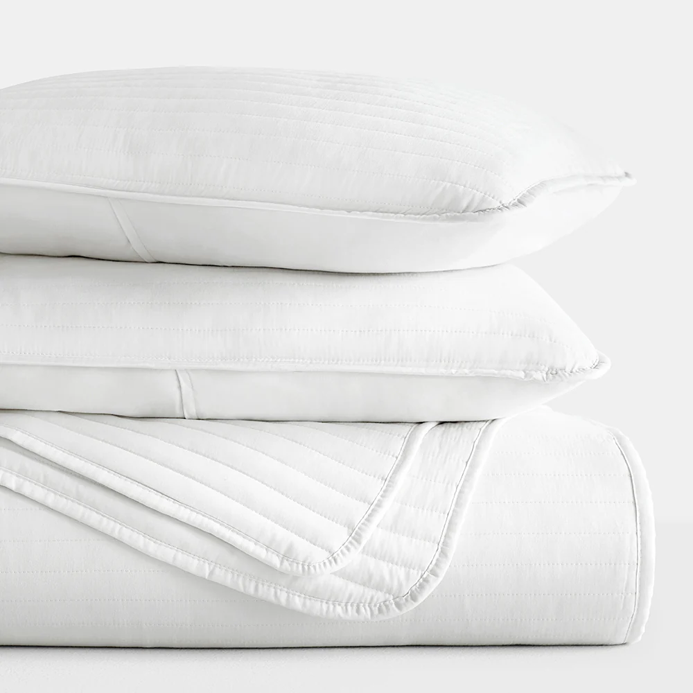 3-Piece Stripe Stitch Quilted Coverlet Set - Image 34