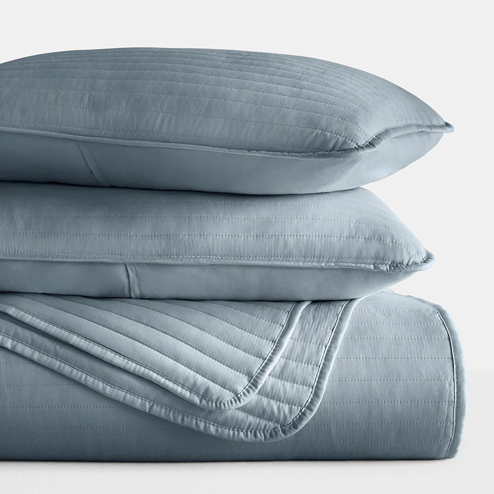 3-Piece Stripe Stitch Quilted Coverlet Set - Image 36