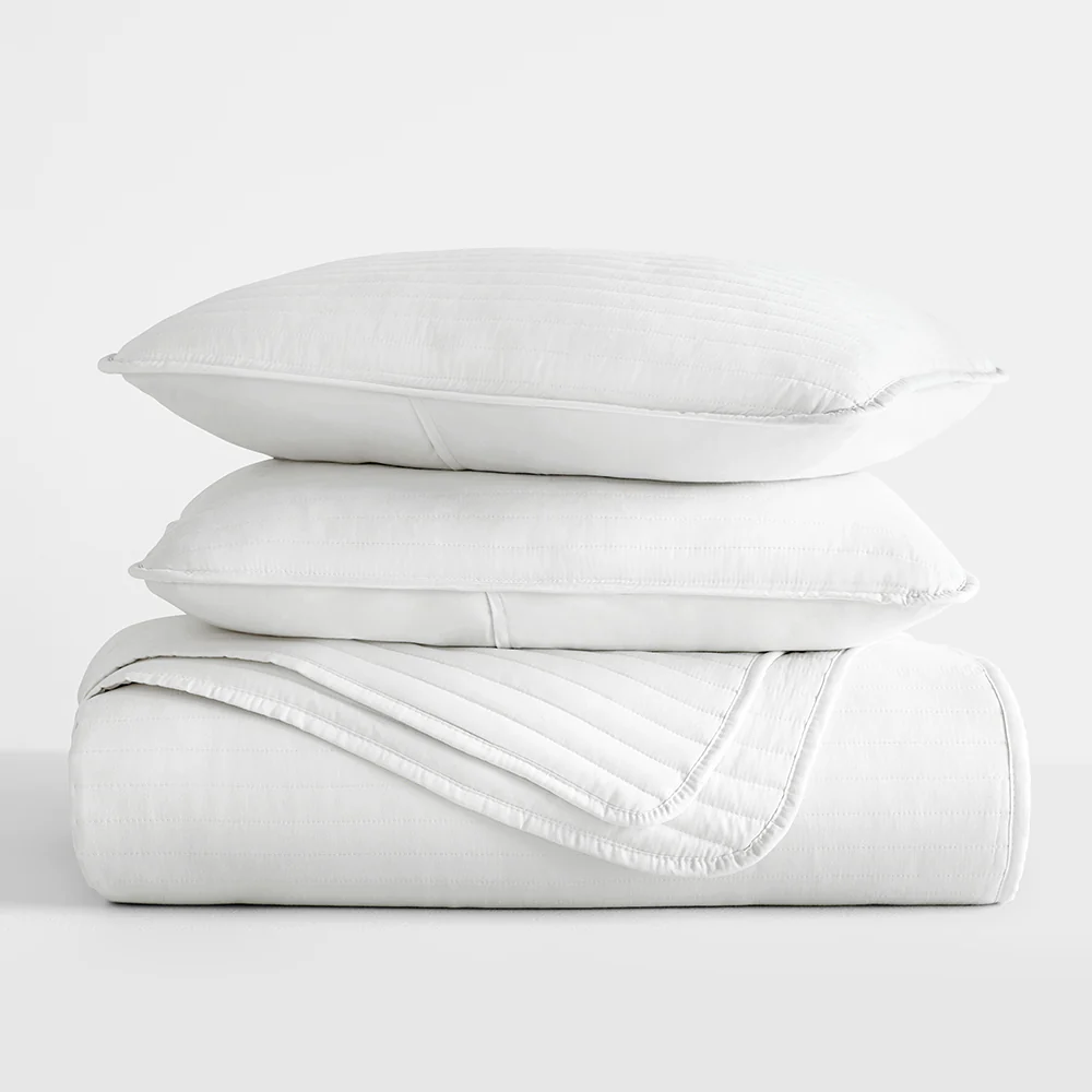 3-Piece Stripe Stitch Quilted Coverlet Set - Image 40