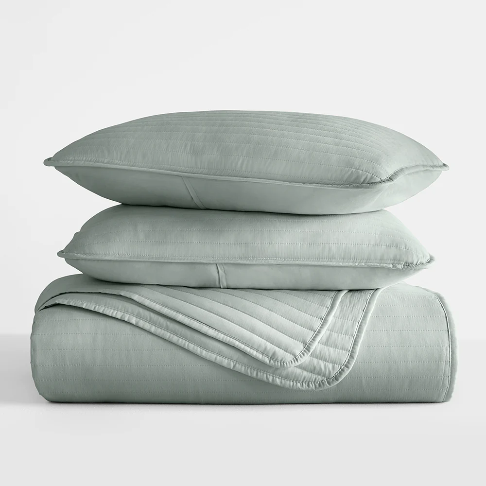 3-Piece Stripe Stitch Quilted Coverlet Set - Image 41