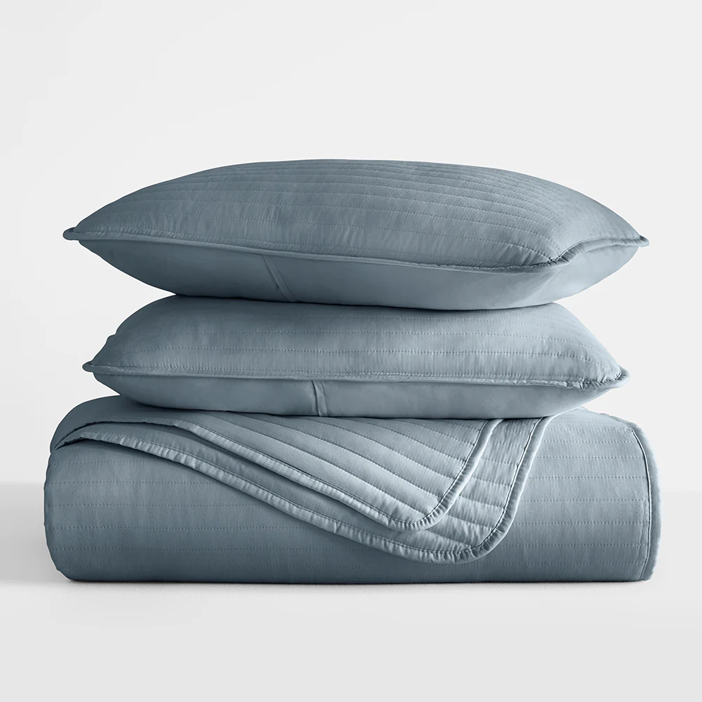 3-Piece Stripe Stitch Quilted Coverlet Set - Image 42