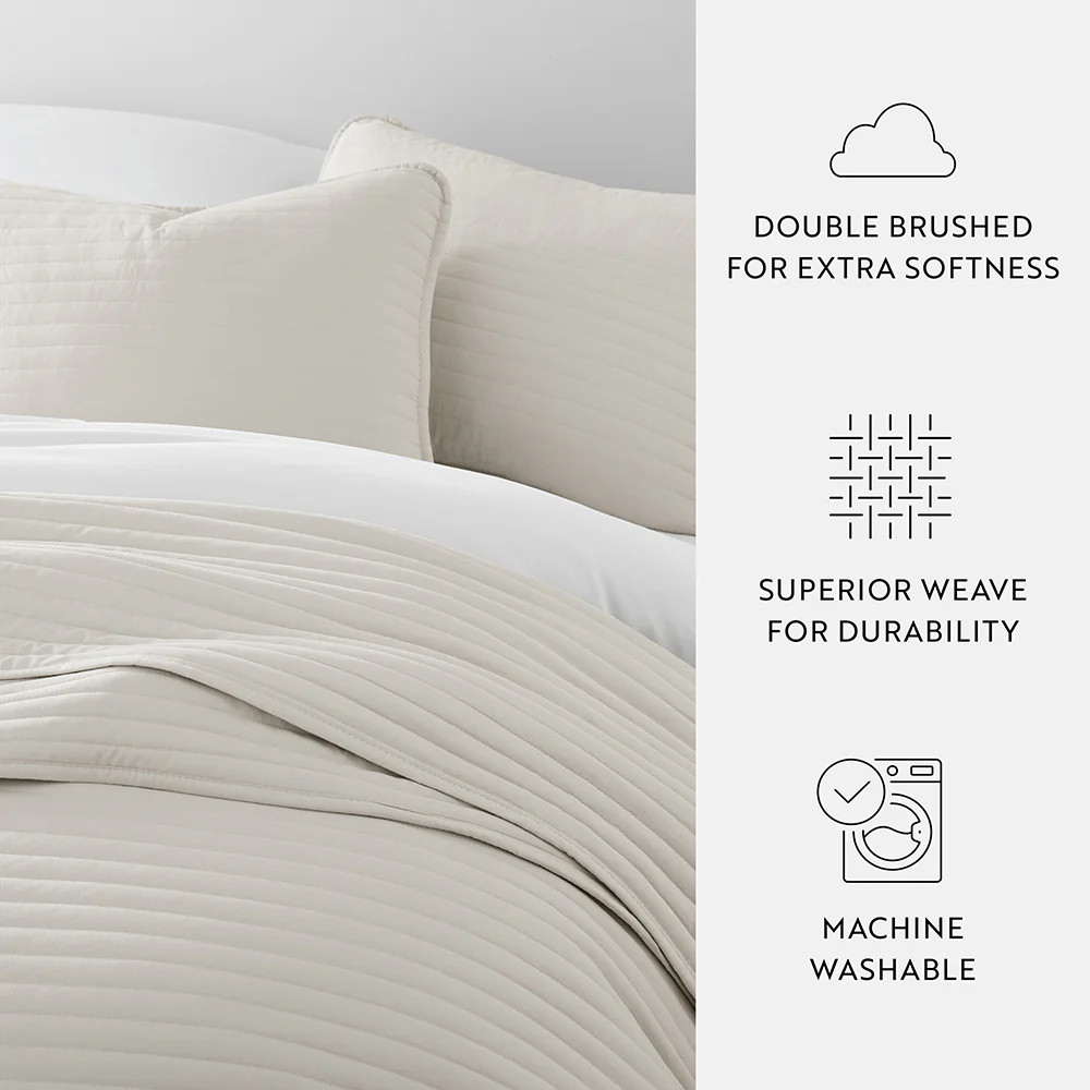3-Piece Stripe Stitch Quilted Coverlet Set - Image 49