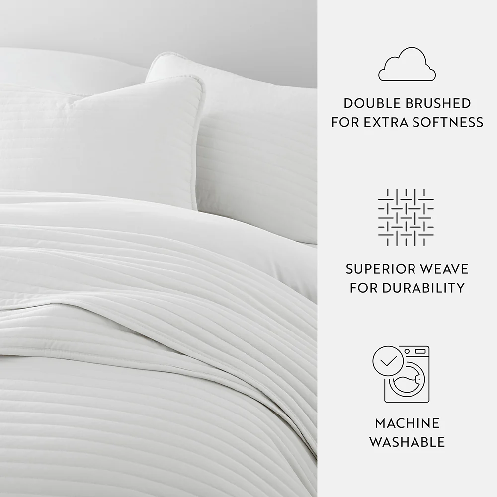 3-Piece Stripe Stitch Quilted Coverlet Set - Image 52