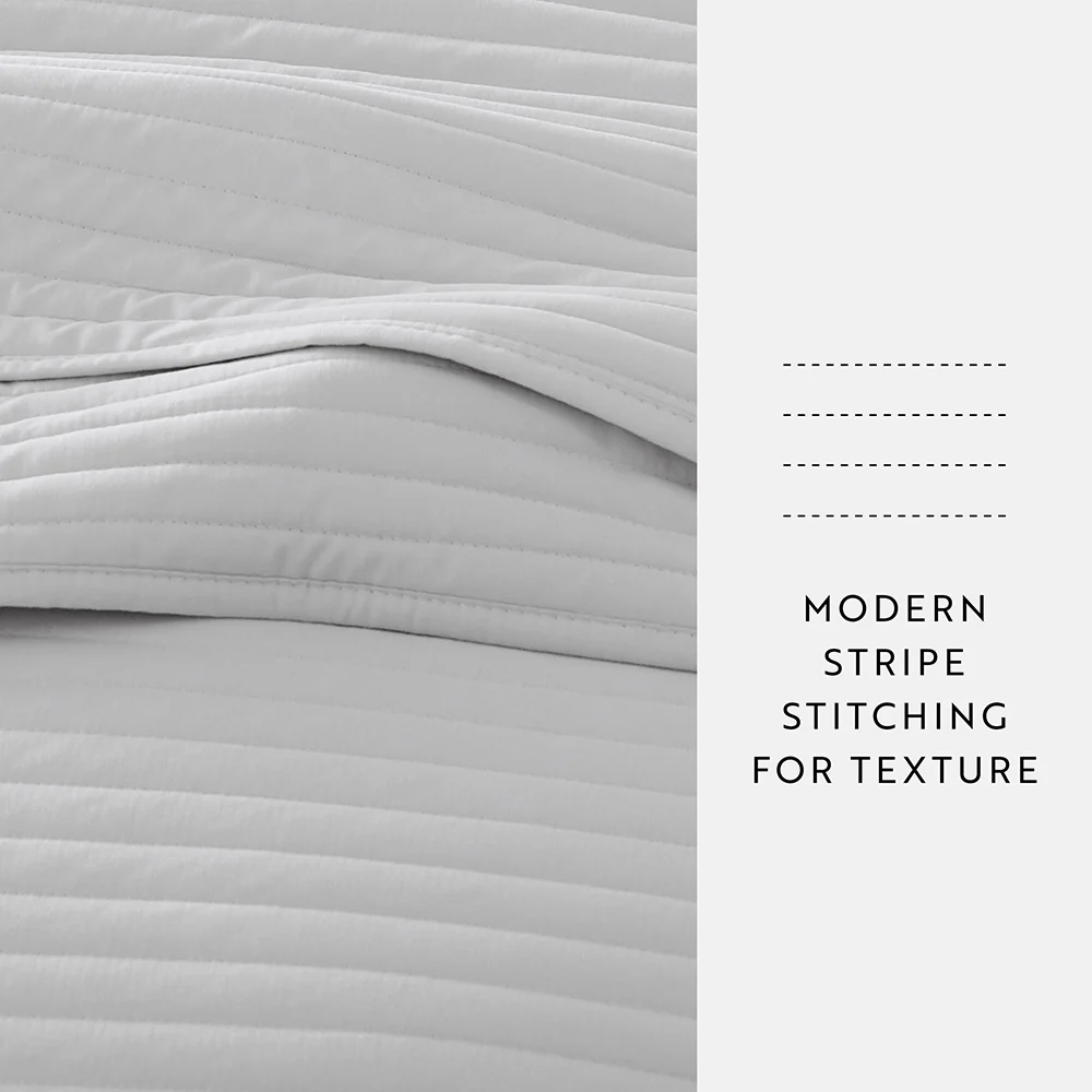 3-Piece Stripe Stitch Quilted Coverlet Set - Image 57