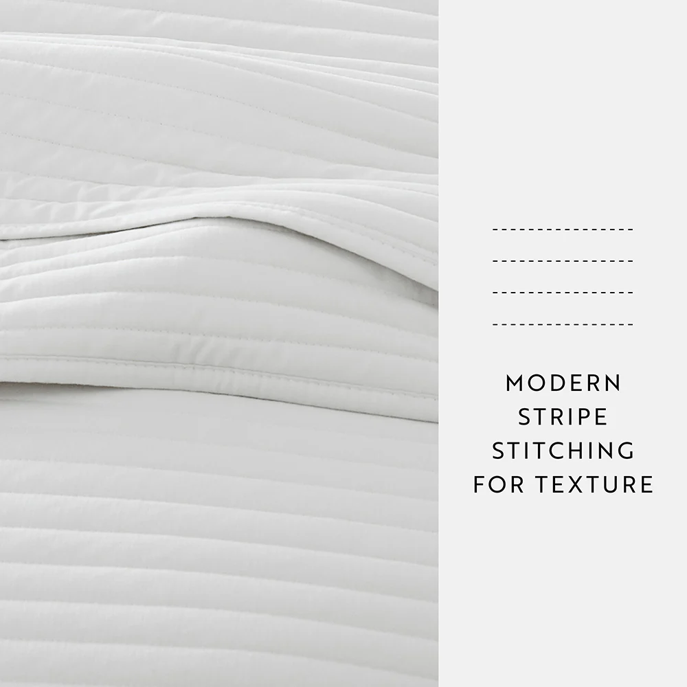 3-Piece Stripe Stitch Quilted Coverlet Set - Image 58