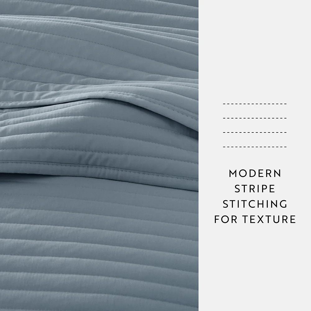 3-Piece Stripe Stitch Quilted Coverlet Set - Image 60