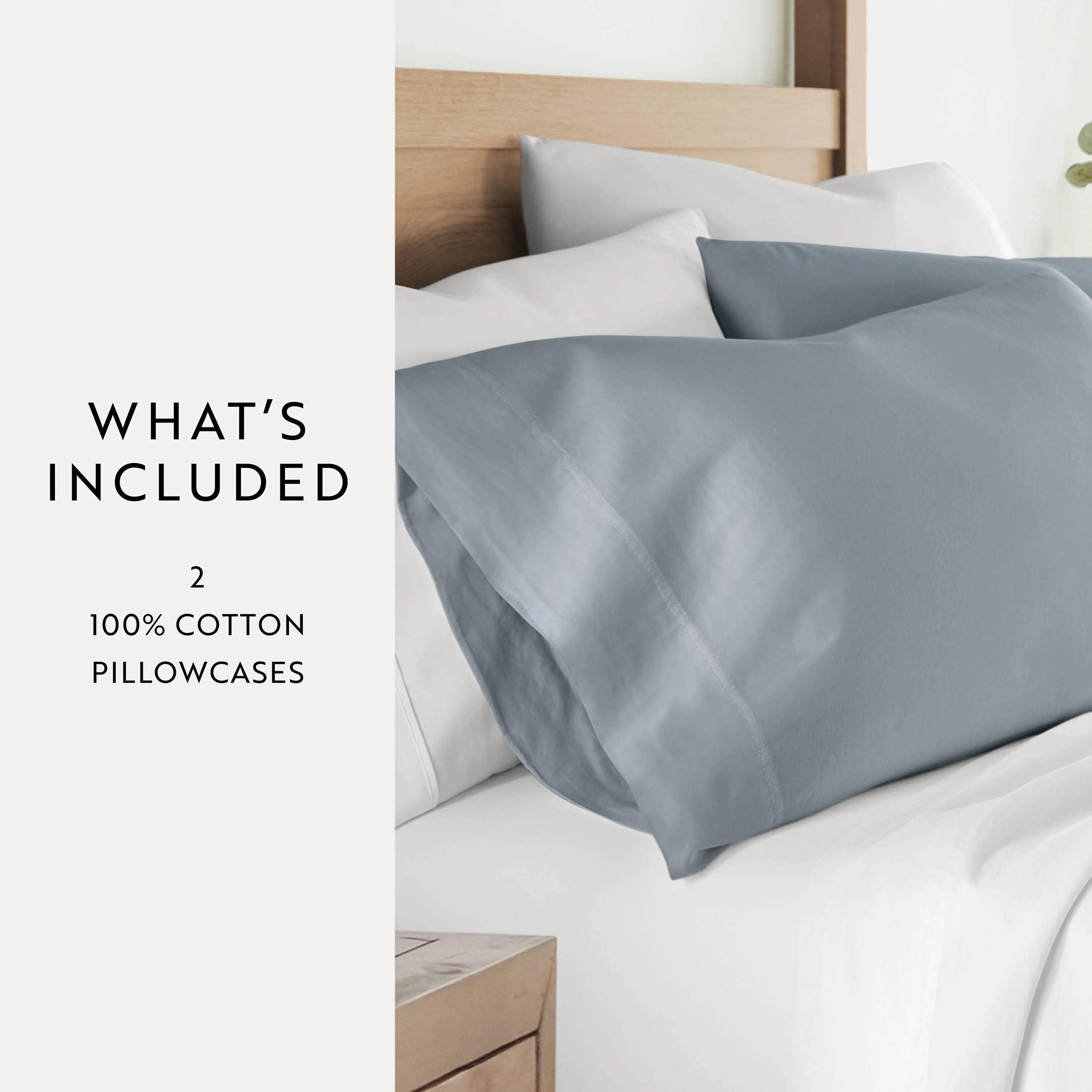 100% Cotton Long-Staple Pillowcase Set - Image 13