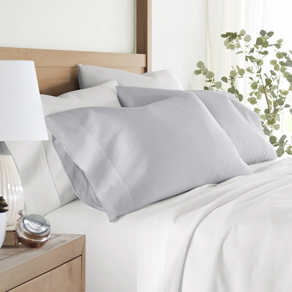 100% Cotton Long-Staple Pillowcase Set - Image 3