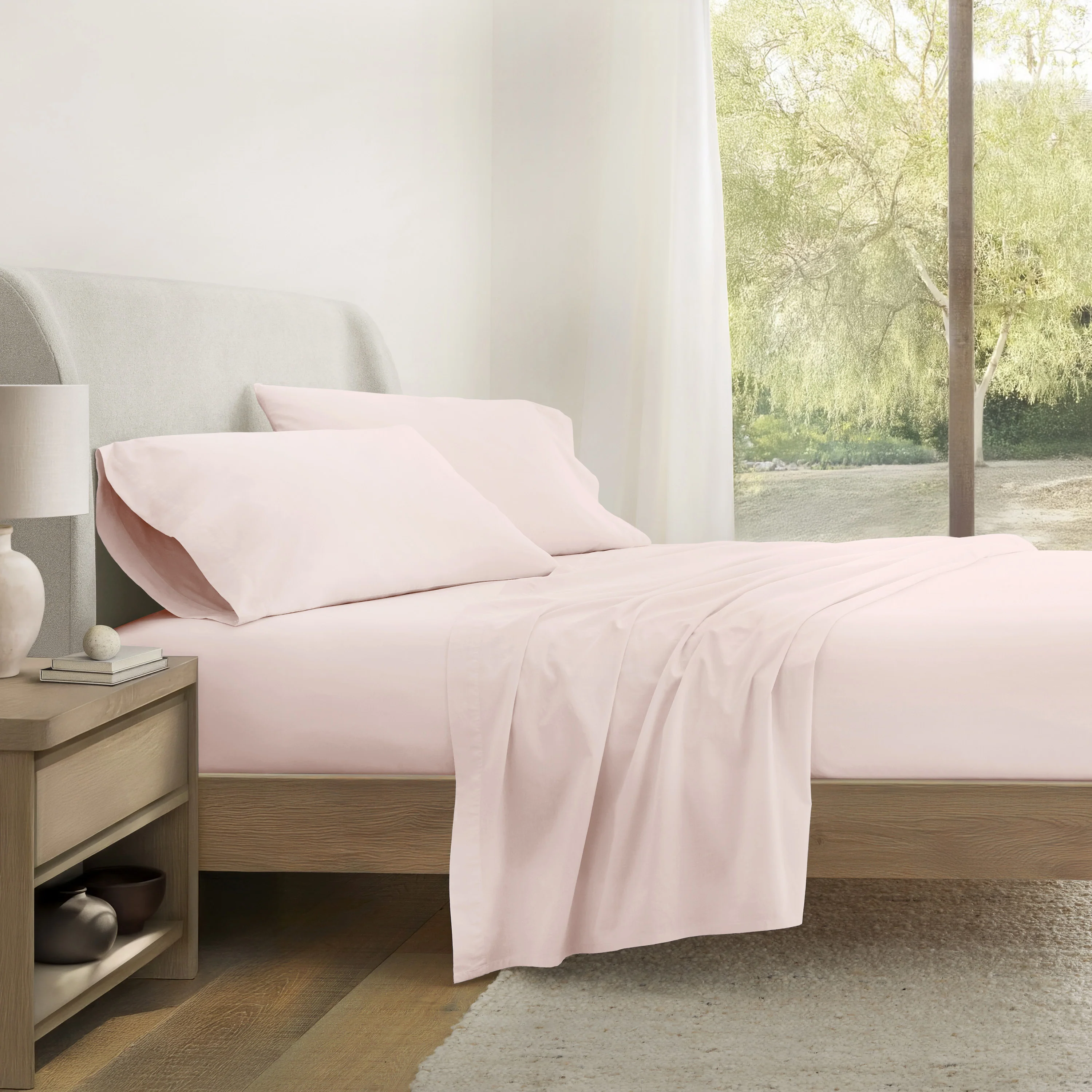 4-Piece 100% Cotton Percale Sheet Set (Sale) - Image 11