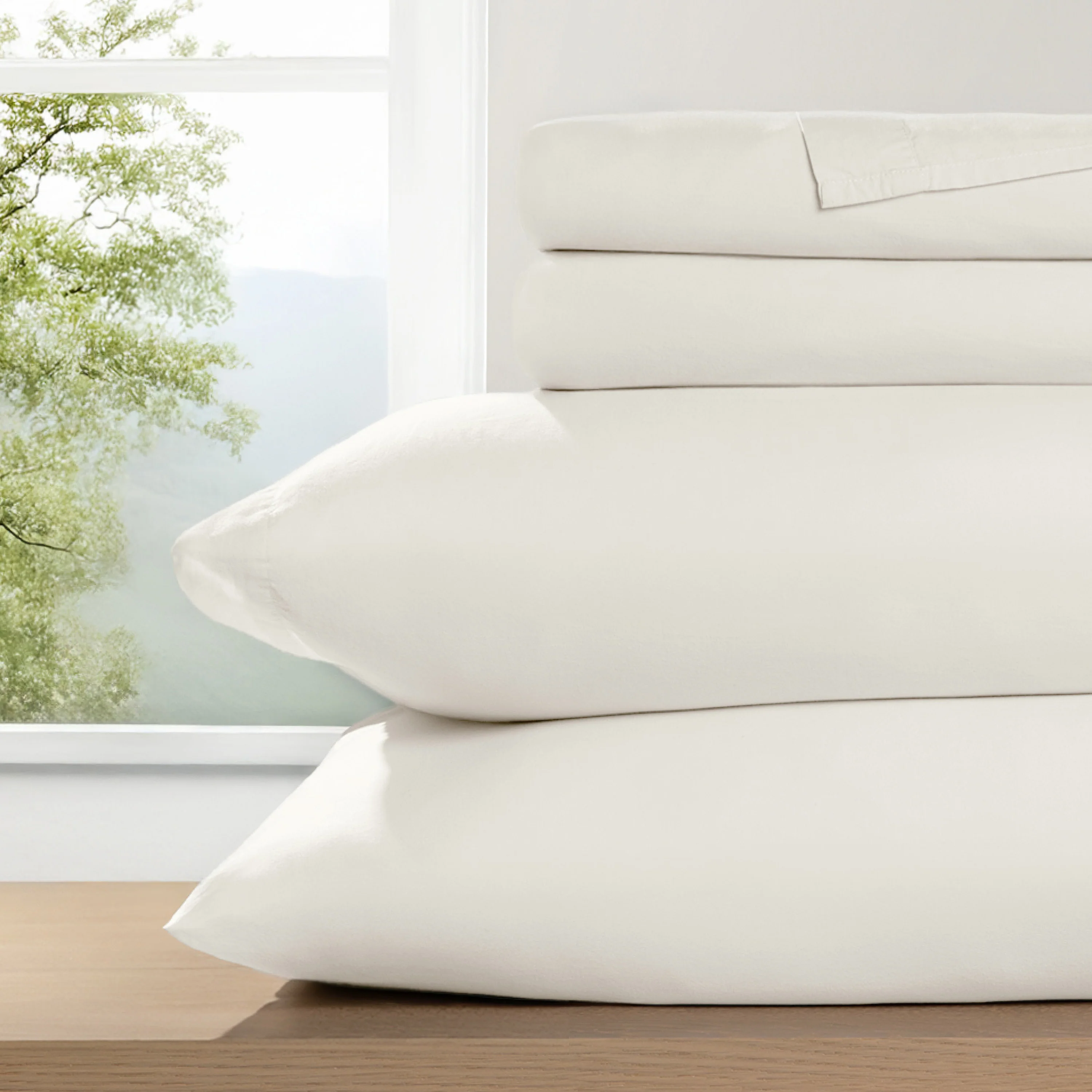 4-Piece 100% Cotton Percale Sheet Set (Sale) - Image 21
