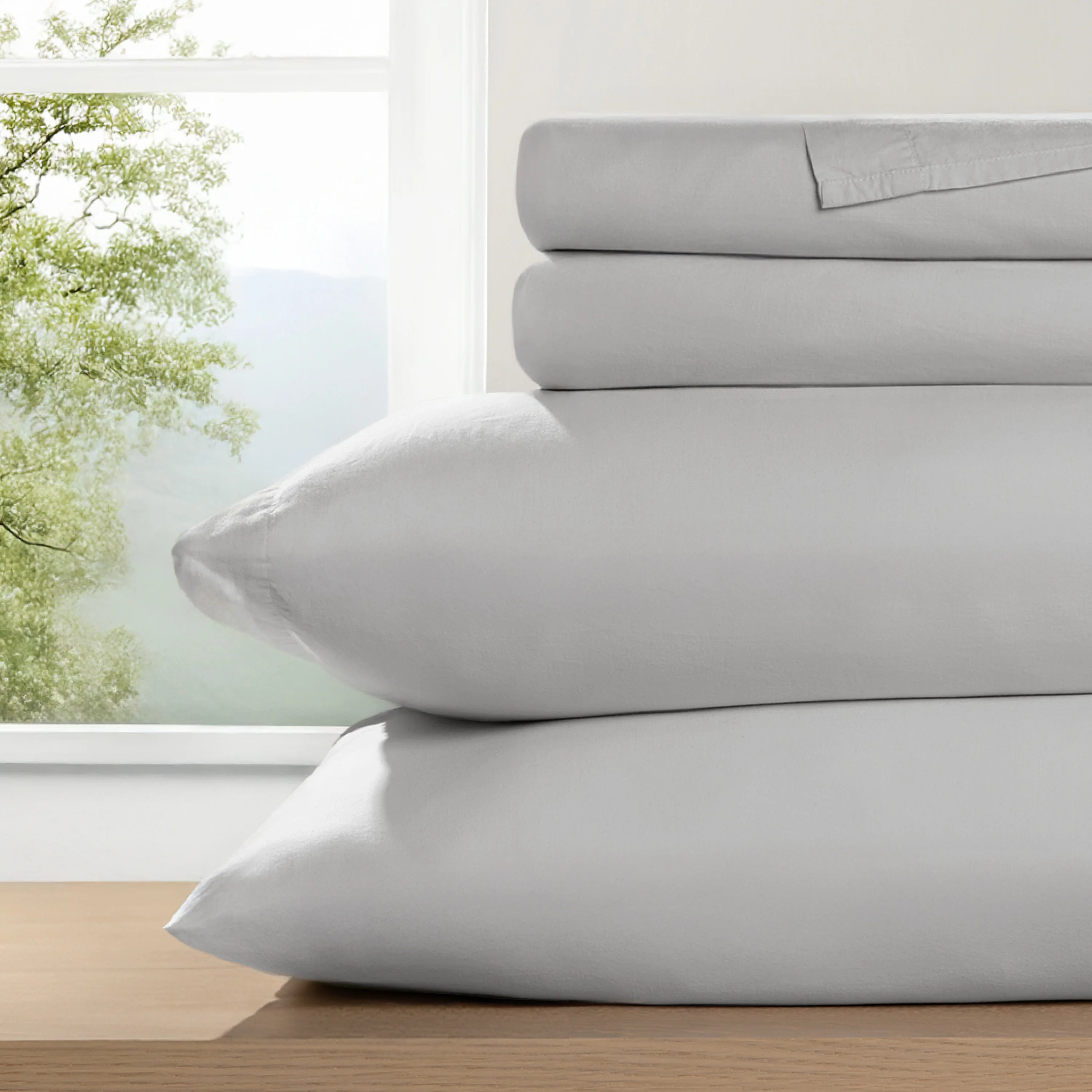 4-Piece 100% Cotton Percale Sheet Set (Sale) - Image 22