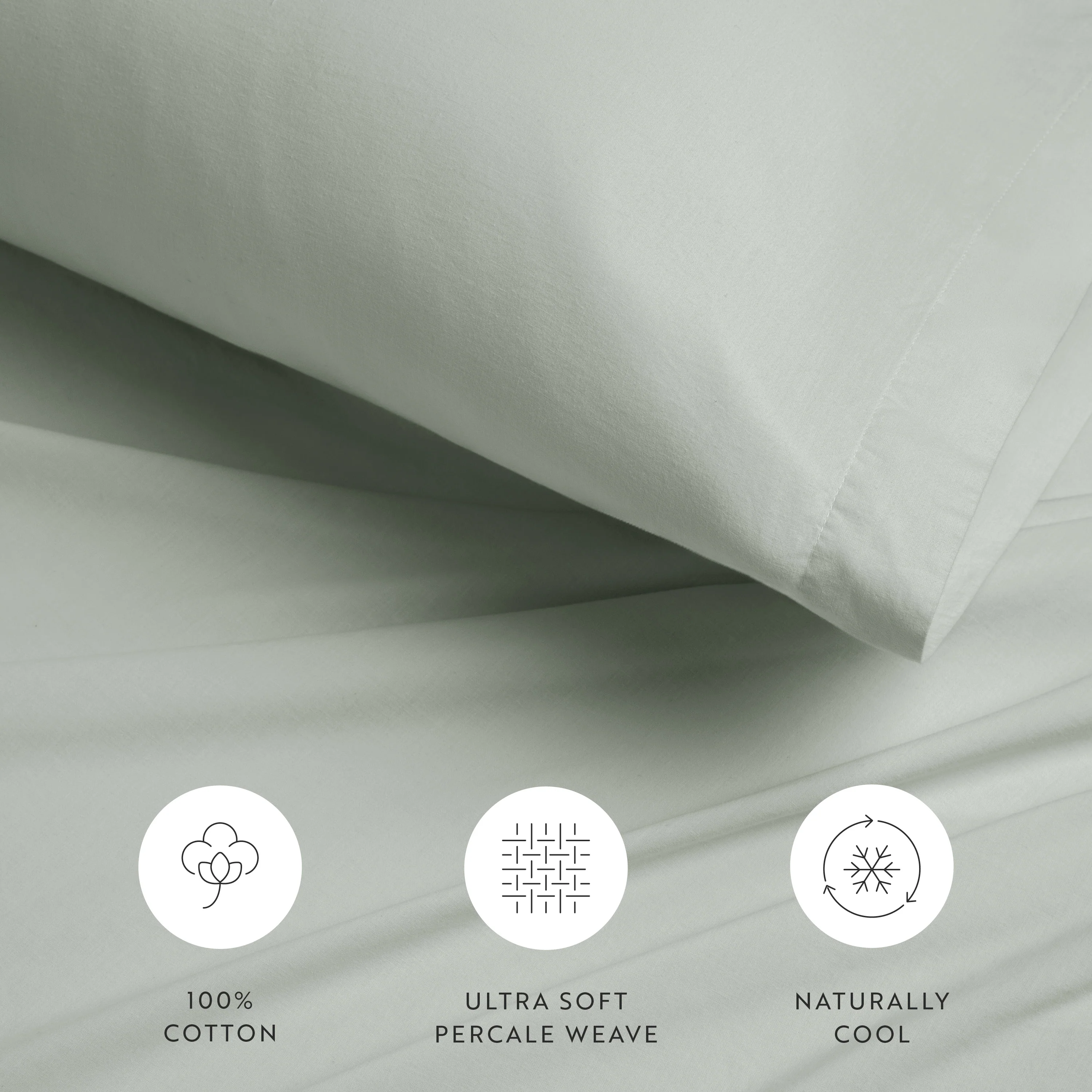 4-Piece 100% Cotton Percale Sheet Set (Sale) - Image 32