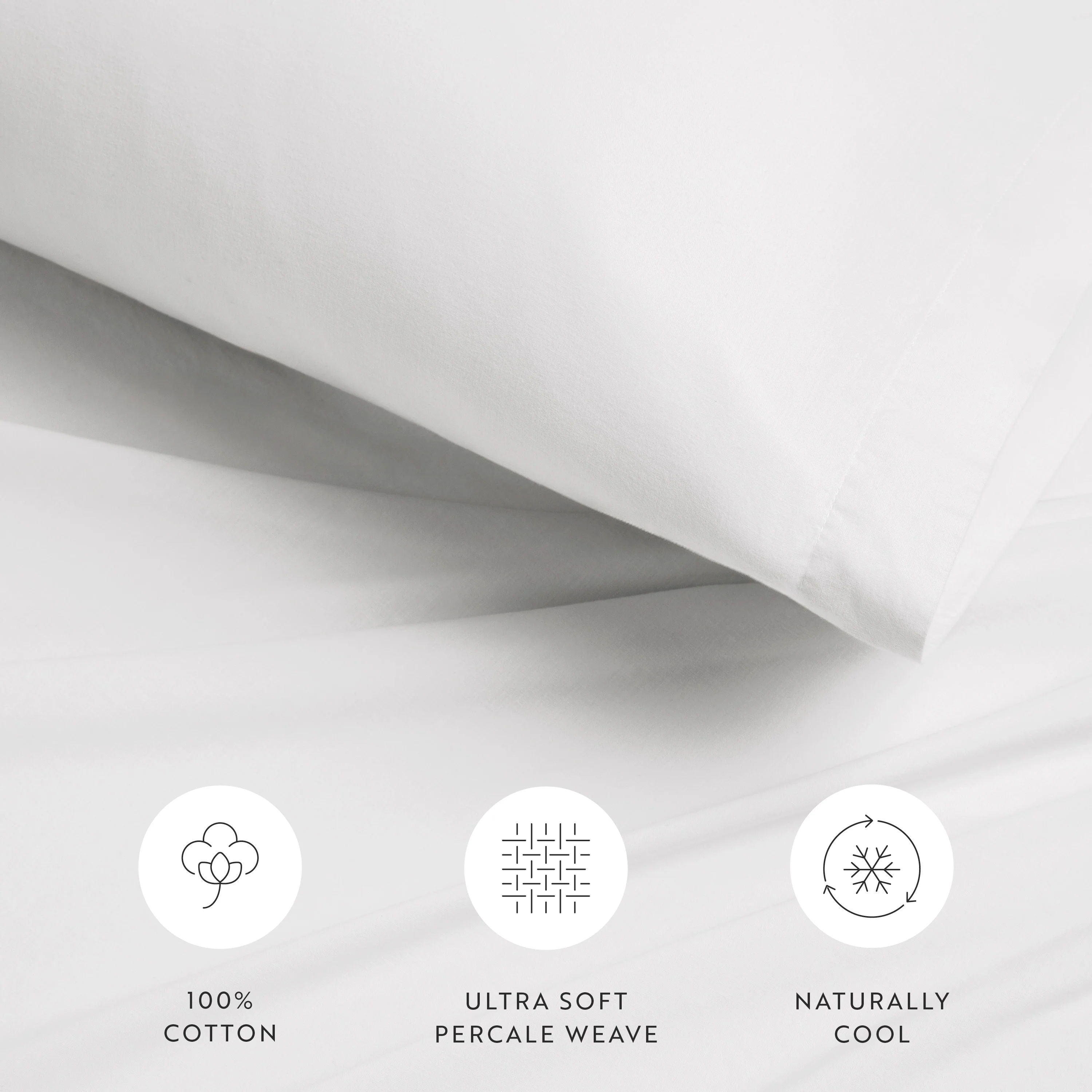 4-Piece 100% Cotton Percale Sheet Set (Sale) - Image 36