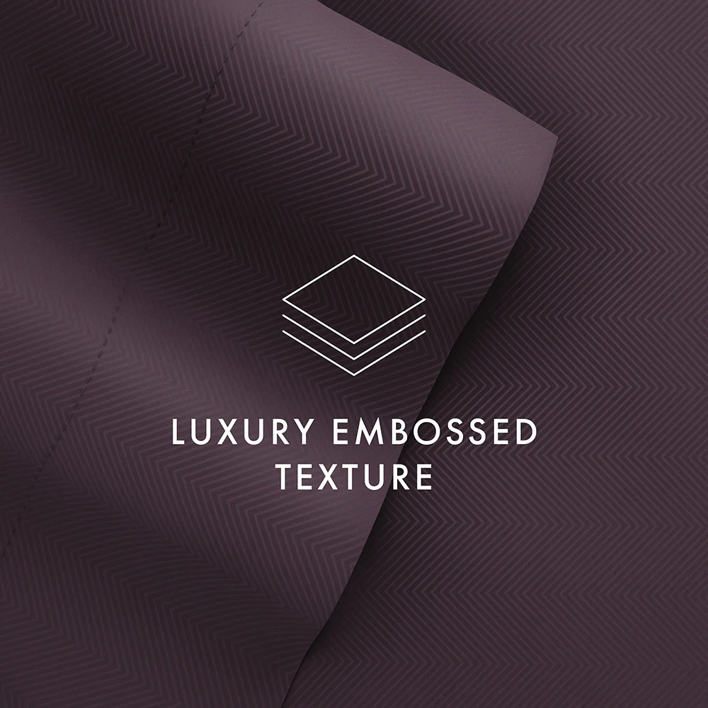 Chevron Embossed 4-Piece Sheet Set - Image 48