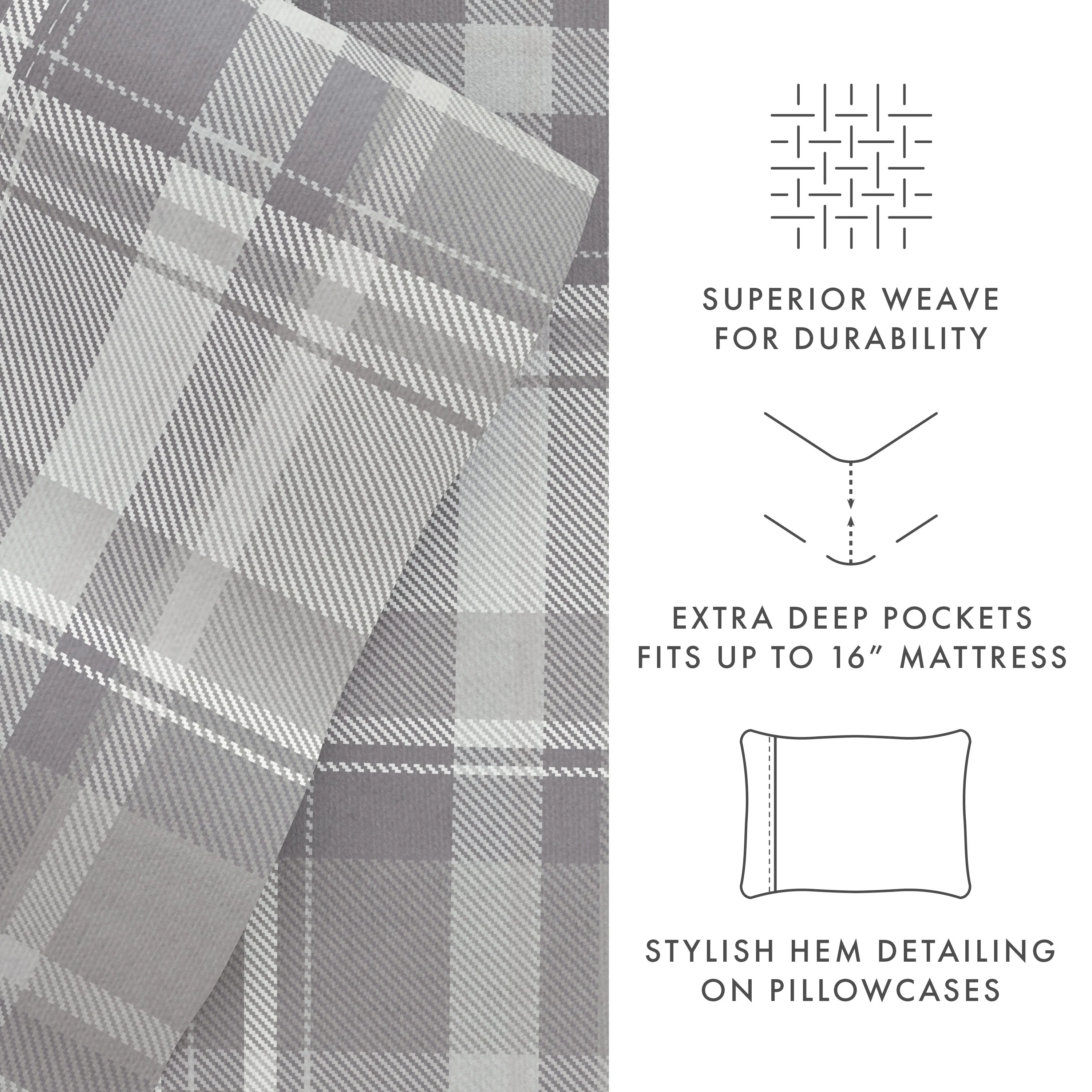 4-Piece Flannel Sheet Sets (Sale) - Image 87